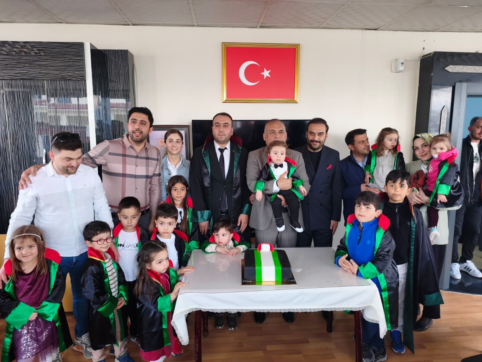 Afşin’de Minikler Avukat Cübbesi Giydi2