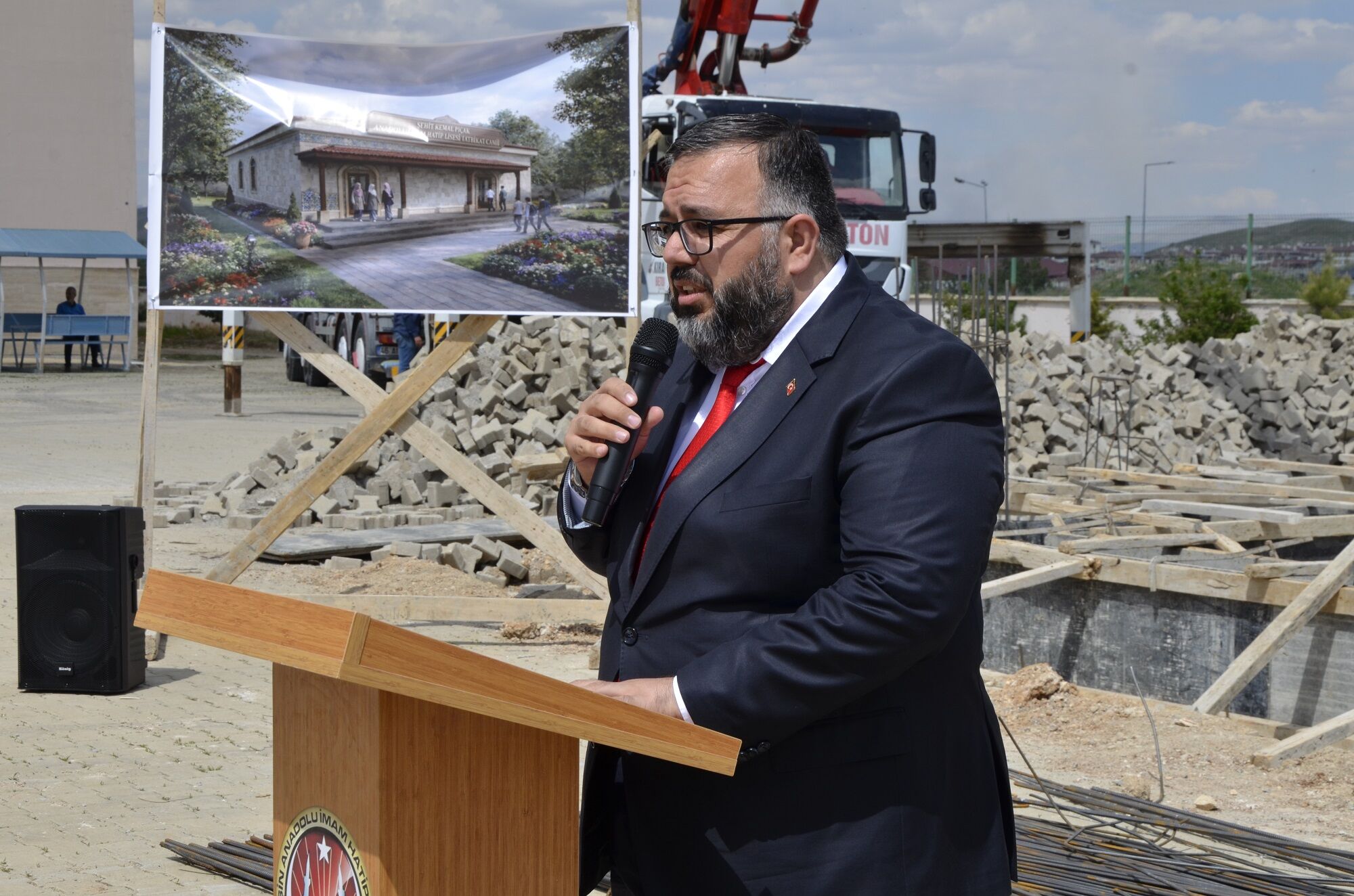 Afşin’de Tatbikat Camii İçin Temel Atma Töreni Gerçekleştirildi (11)