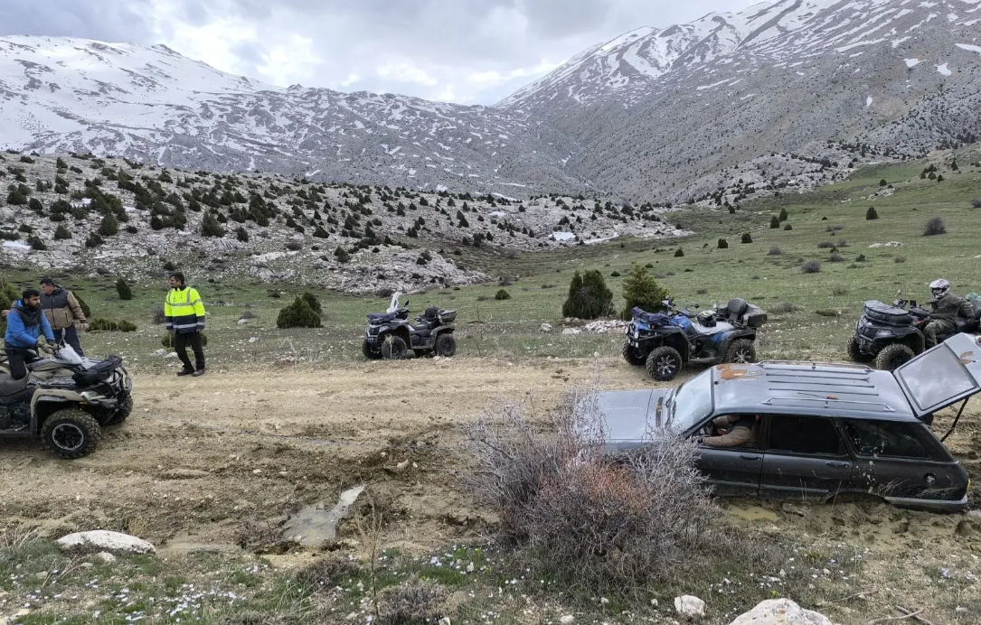 Afşin’de Yaylada Mahsur Kalan Vatandaş Kurtarıldı (3)