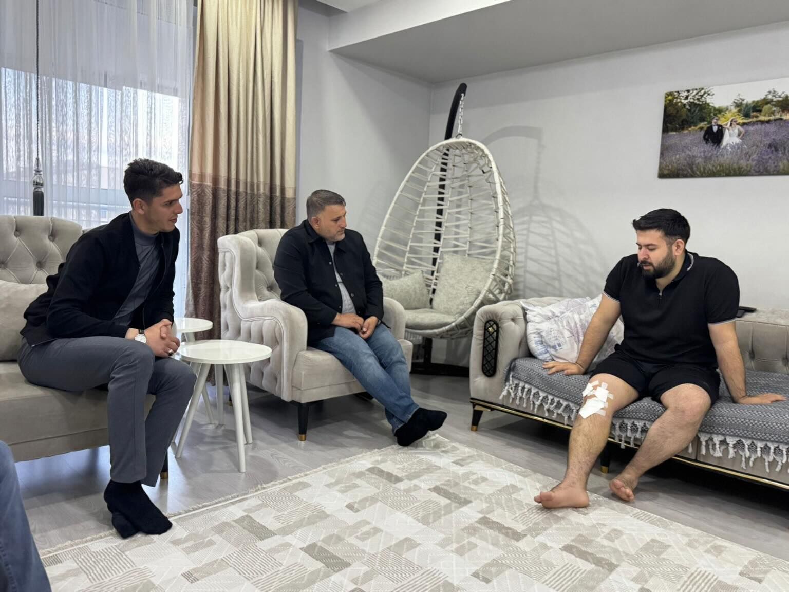 Ak Parti İlçe Teşkilatından Mert’e Geçmiş Olsun Ziyareti1