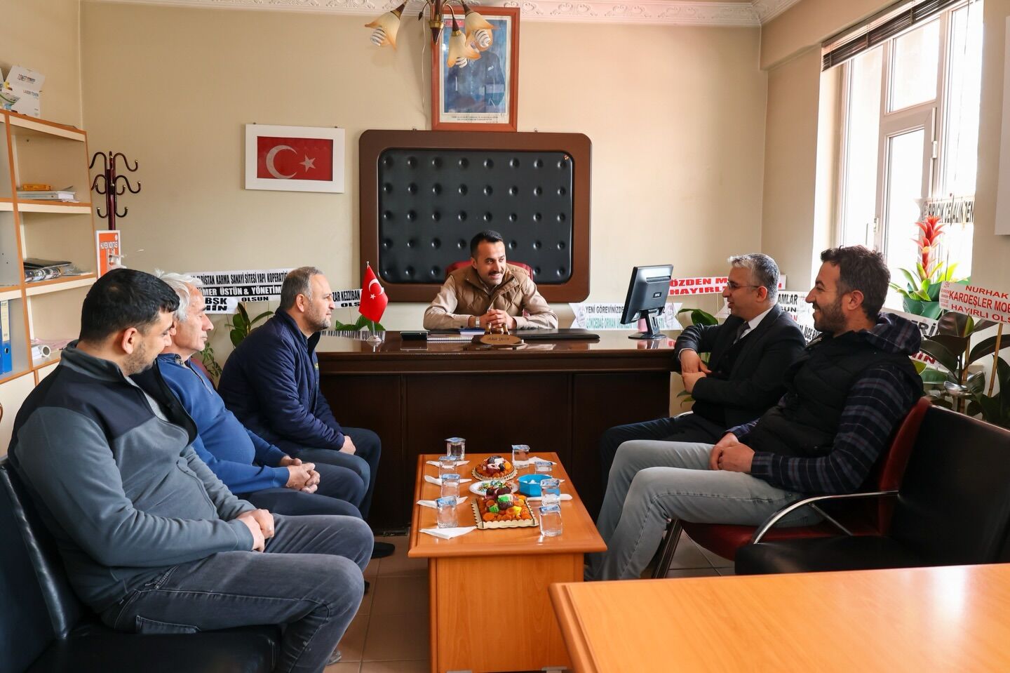 Başkan Gürbüz’den Marangozlar Odası Başkanına Hayırlı Olsun Ziyareti