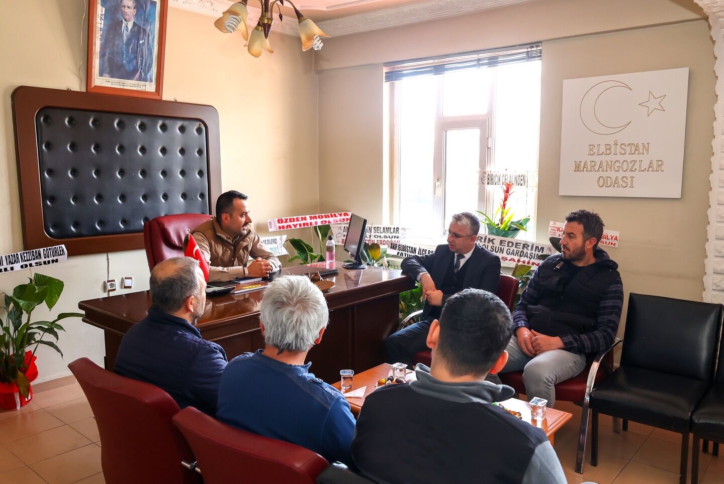 Başkan Gürbüz’den Marangozlar Odası Başkanına Hayırlı Olsun Ziyareti2