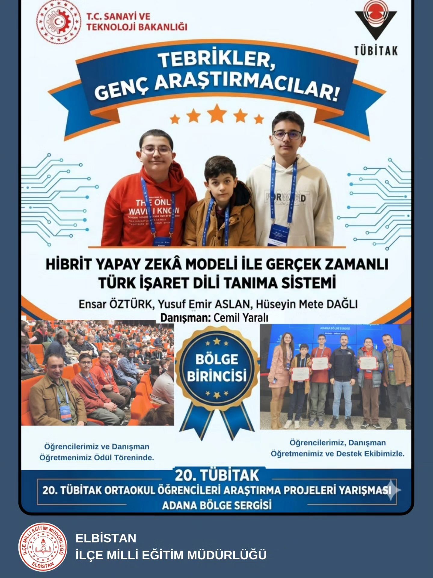 Elbistan Deneyap Atölyesi Öğrencilerinden Tübi̇tak 2204 B’de Büyük Başarı3