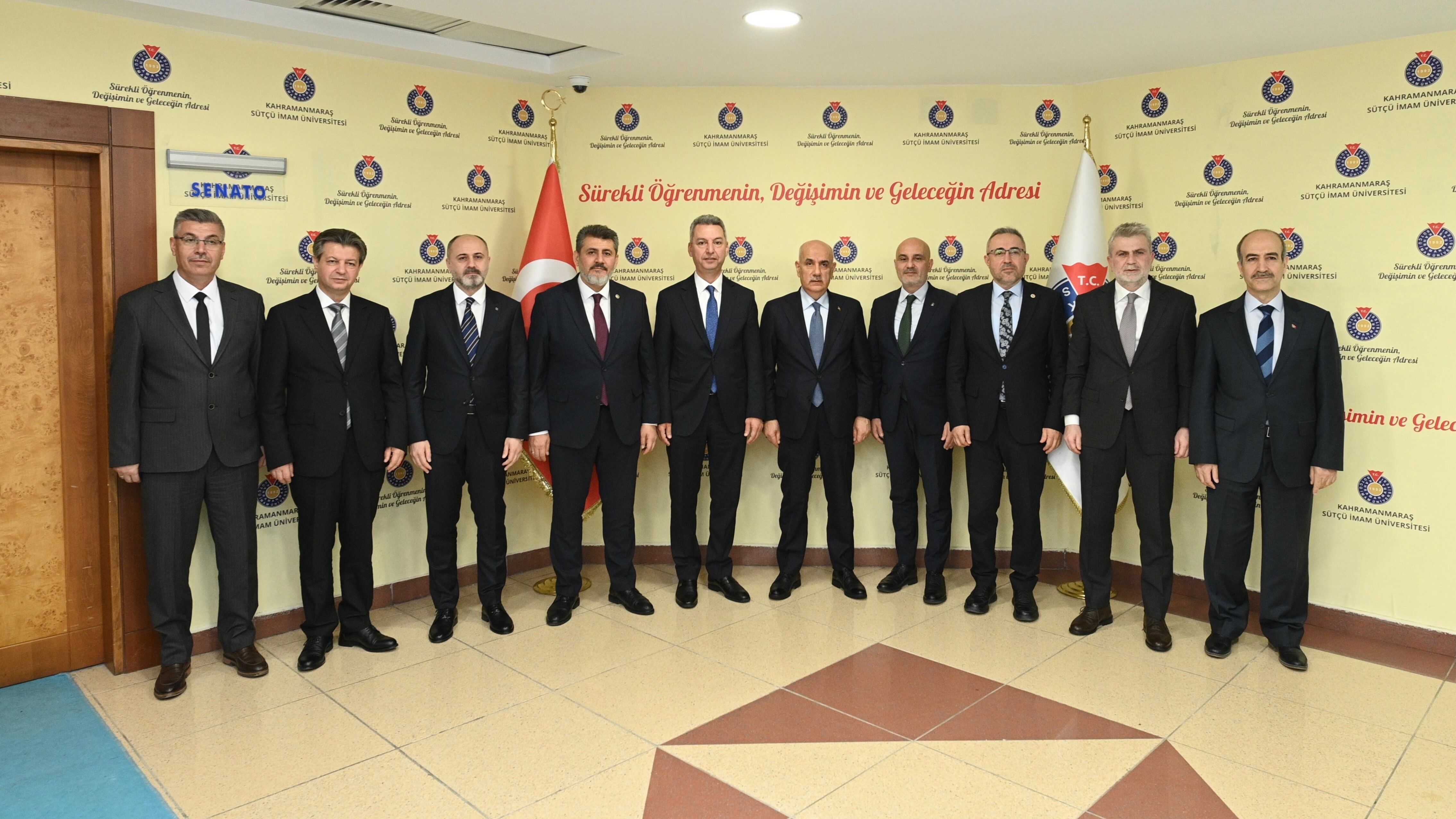 Görgel Ve Kirişci’den Ksü Rektörü Okumuş’a Hayırlı Olsun Ziyareti (1)