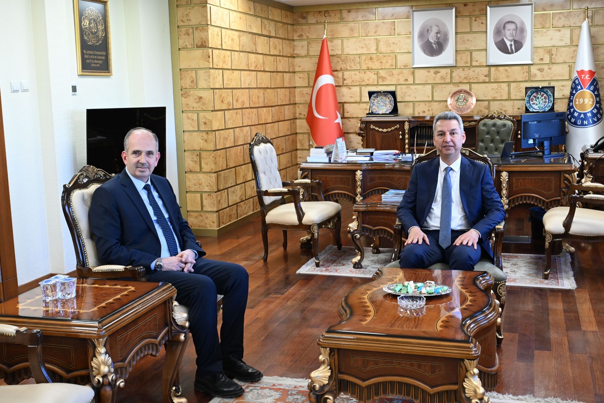 İl Müftüsü Güller’den Rektör Okumuş’a Hayırlı Olsun Ziyareti1