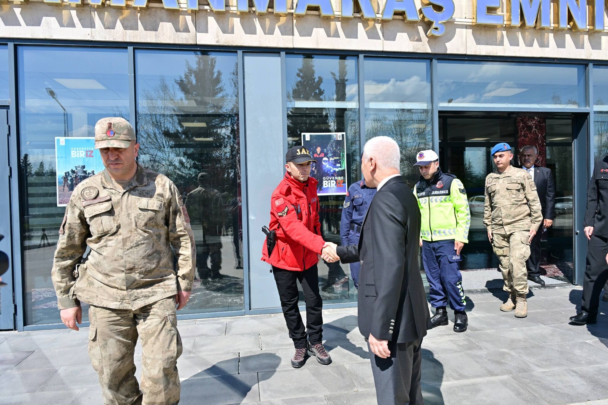 Jandarma Komutanı Gemalmaz’dan Emniyet Müdürü Yiğit’e Ziyaret3