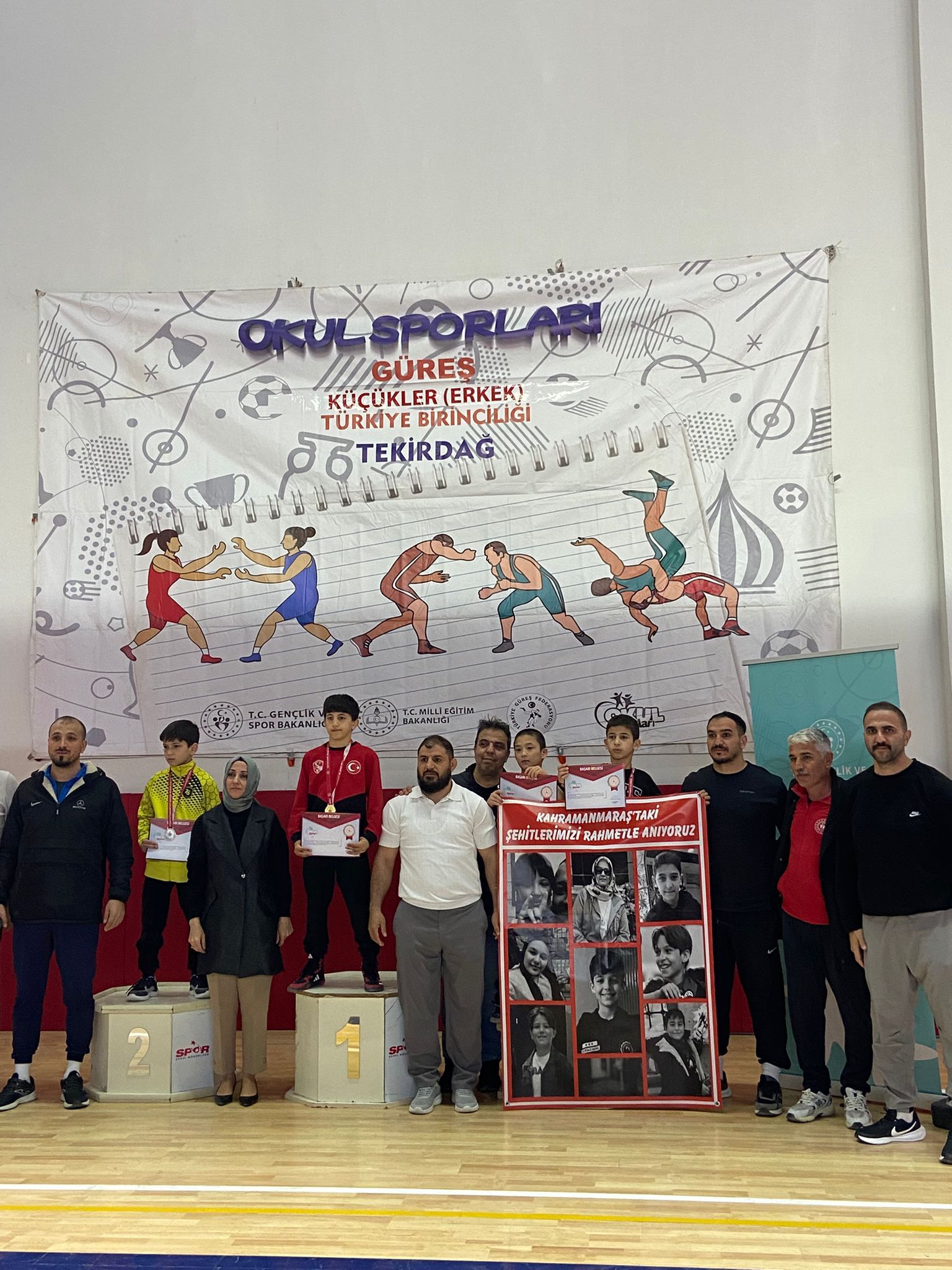 Kahramanmaraşlı Güreşçiler Türkiye Şampiyonasında İlk 5’Te1