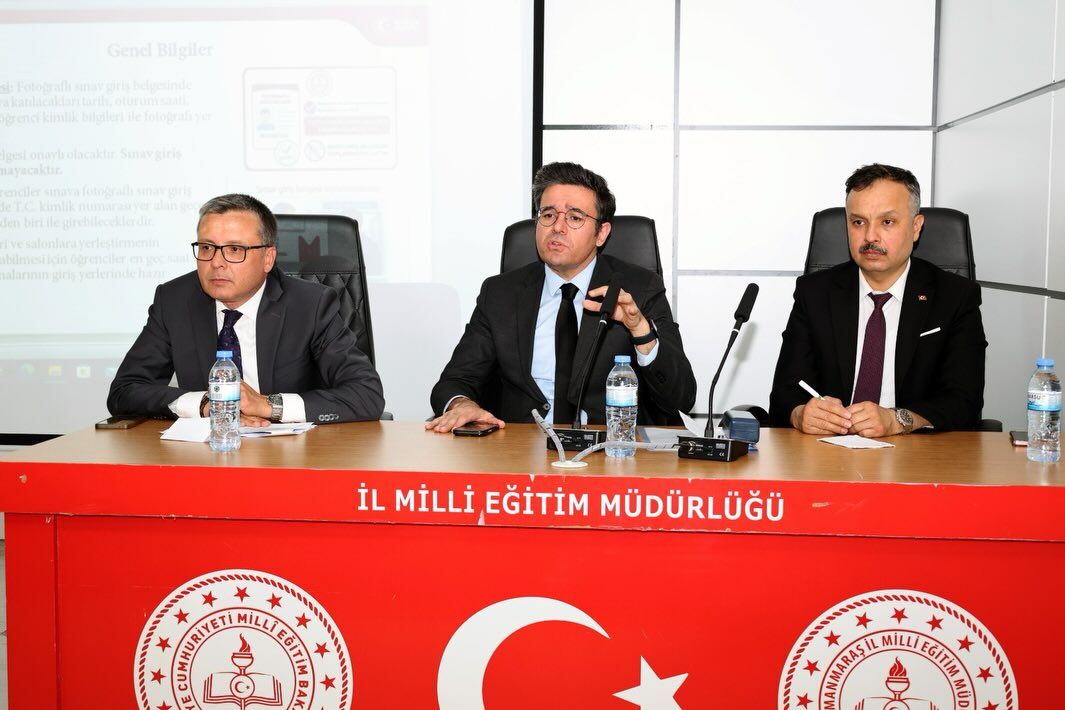 Kahramanmaraş’ta Bursluluk Sınavı Öncesi Bilgilendirme Toplantısı