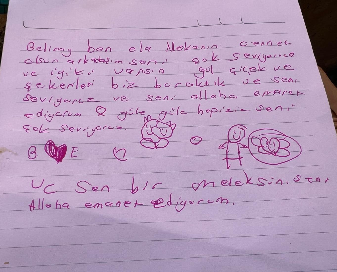 Saldırıda Hayatını Kaybeden Çocukların Mezarlarına Bırakılan Notlar Yürek Burktu (10)
