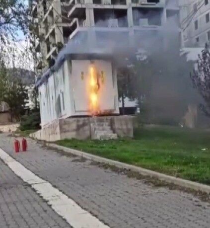 Trafo Yangını Panik Yarattı (2)