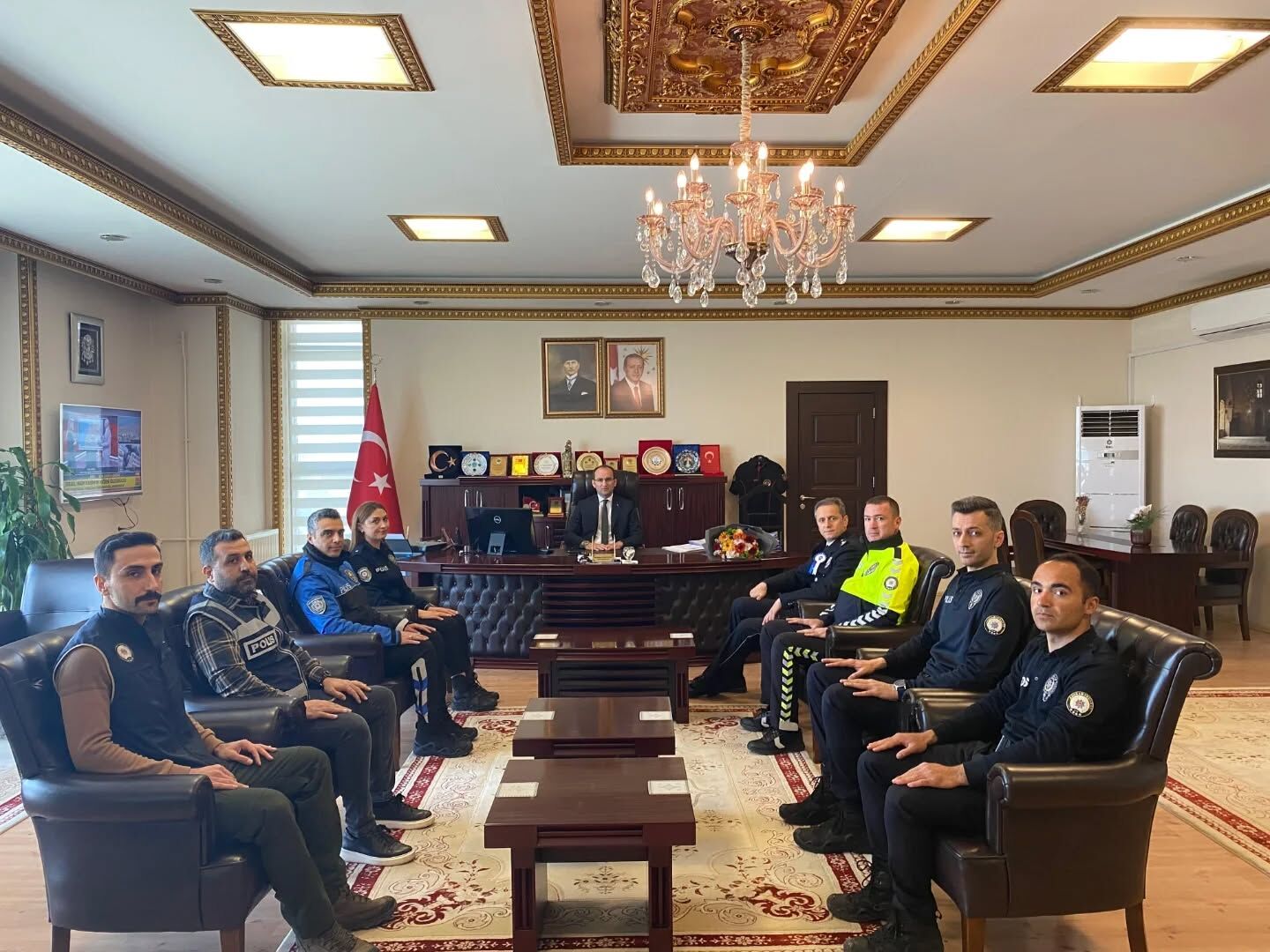 Türk Polis Teşkilatı’nın 181. Yılında Kaymakam Sarıdoğan’a Anlamlı Ziyaret2