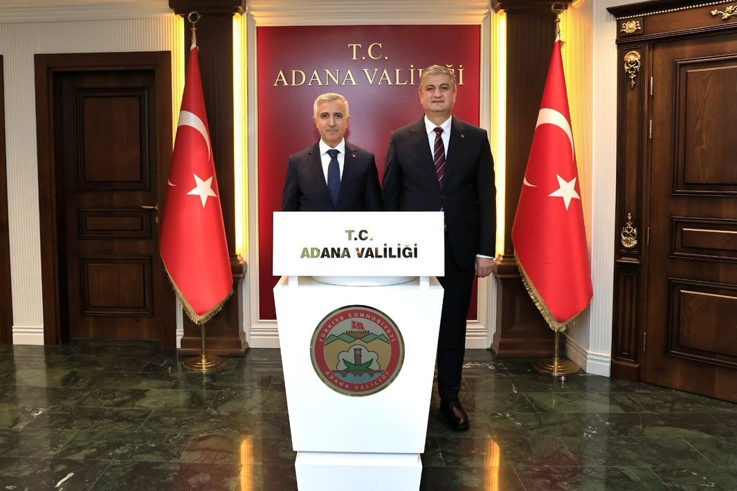 Vali Ünlüer’den Adana Valisi Yavuz’a Nezaket Ziyareti