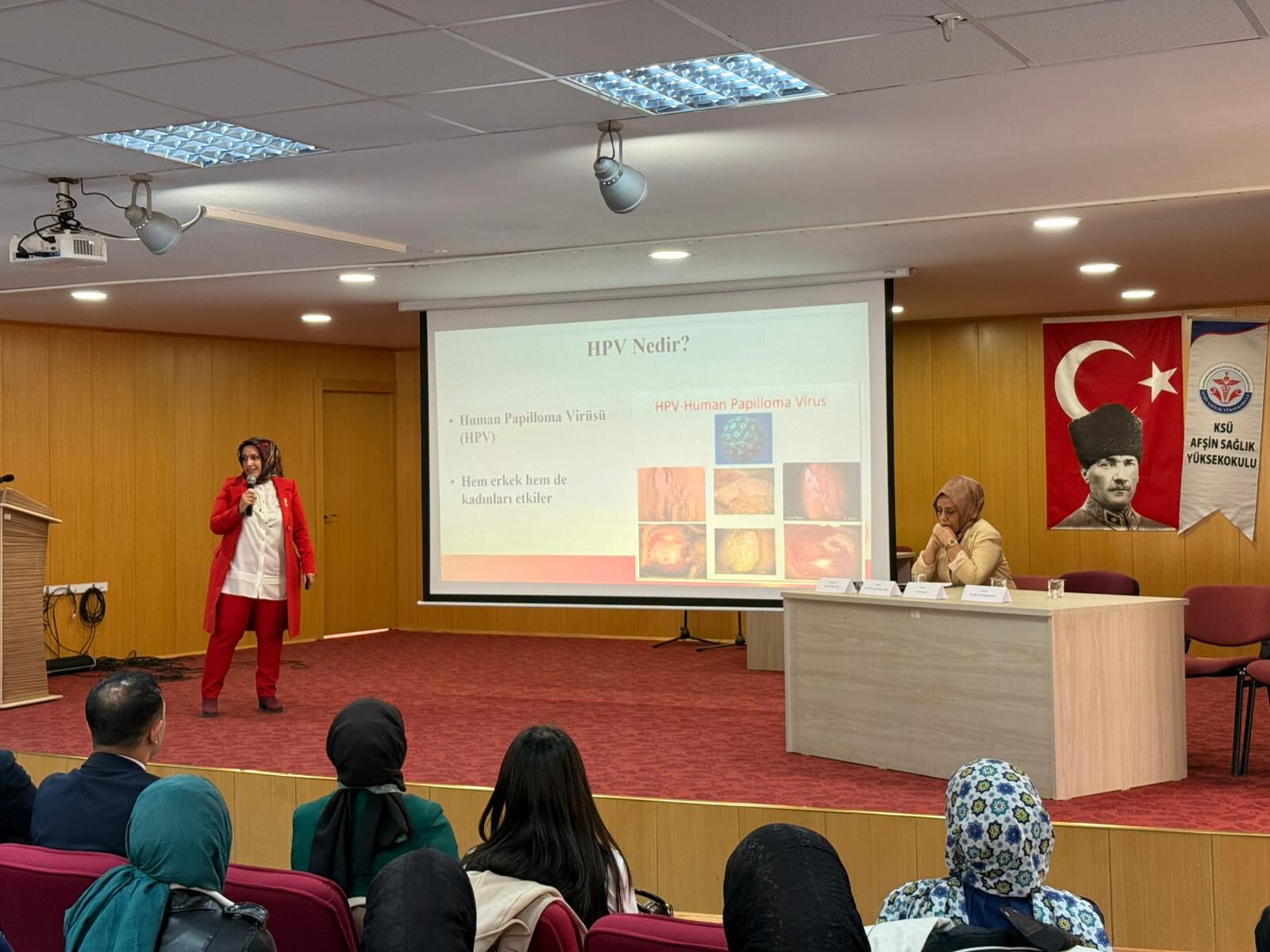 Afşin Sağlık Yüksekokulu’nda Kansere Karşı Bilinçlendiren Panel