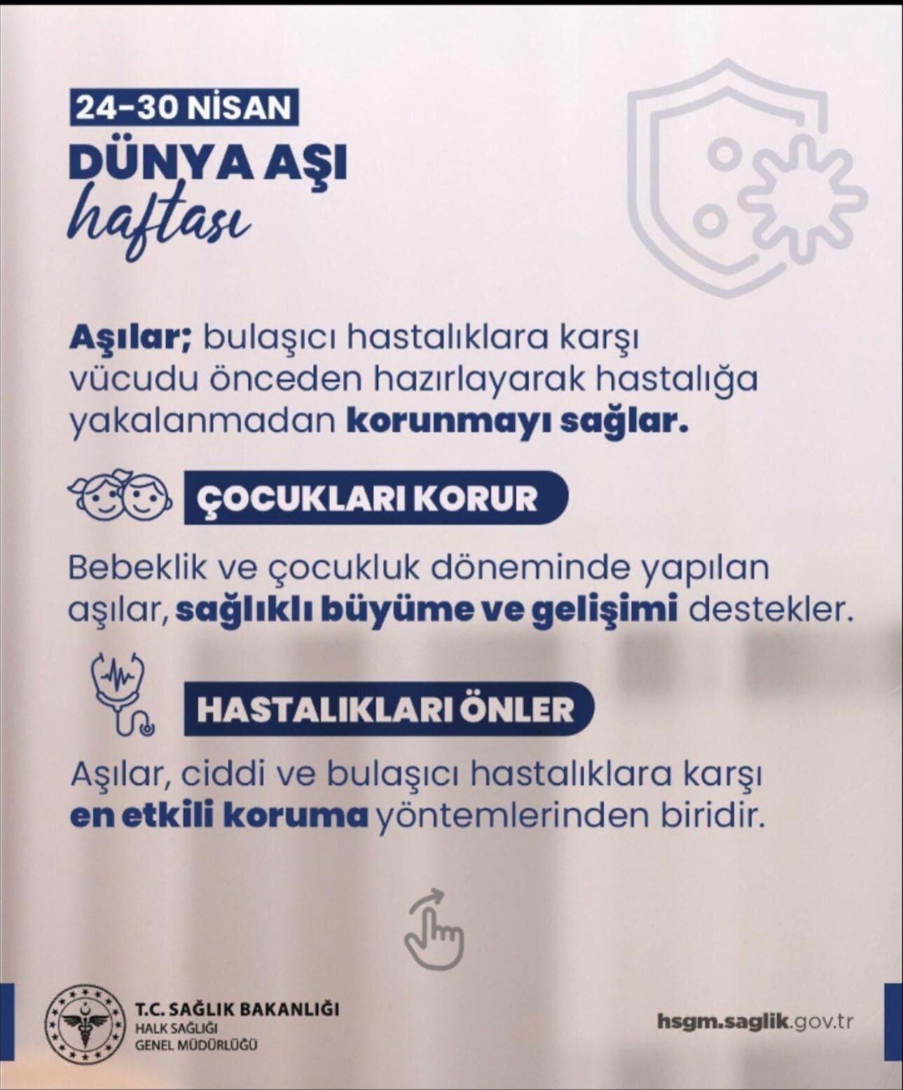 Dünya Aşı Haftası Kapsamında Aşı Farkındalığı Çağrısı