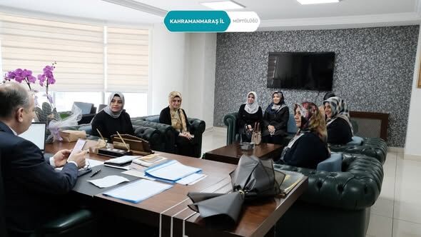 4-6 Yaş Kur’an Kursu Koordinatörlerinden İl Müftüsü Dr. Güller’e Ziyaret