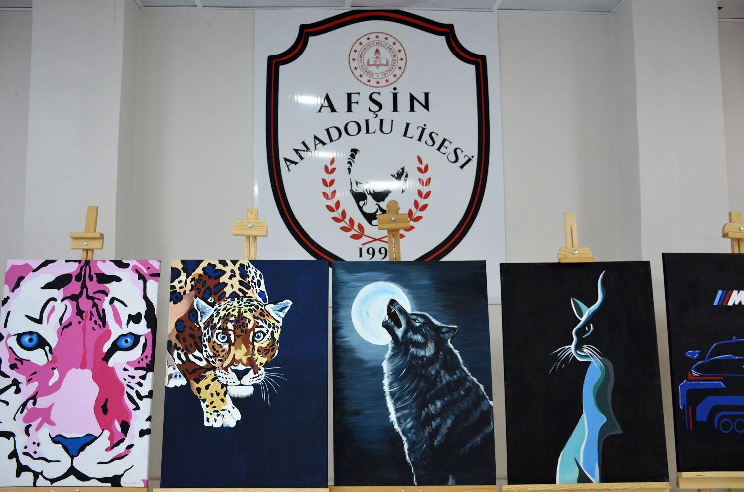 Afşin Anadolu Lisesi'nde Yılsonu Resim Sergisi Açıldı (11)