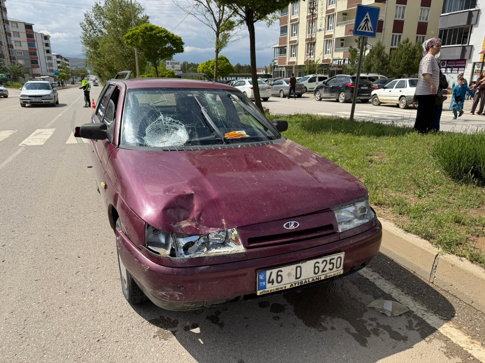 Afşinbey Caddesi’nde Trafik Kazası 1 Yaralı 1
