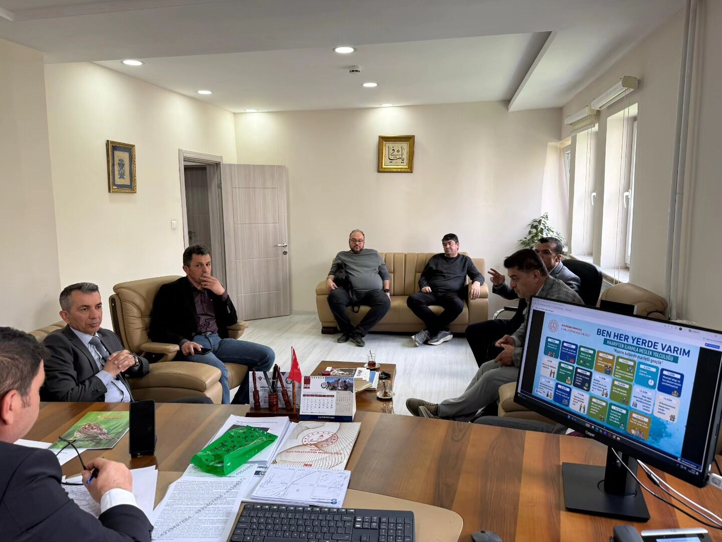 Afşin’de “Ben Her Yerde Varım” Projesi Toplantısı Yapıldı1