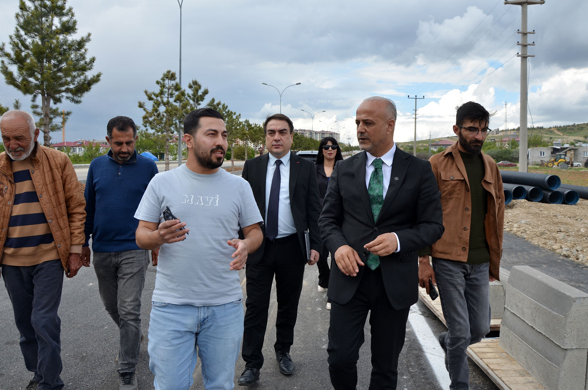 Afşin’de Dr. Devlet Bahçeli Bulvarı Trafiğe Açılıyor (15)