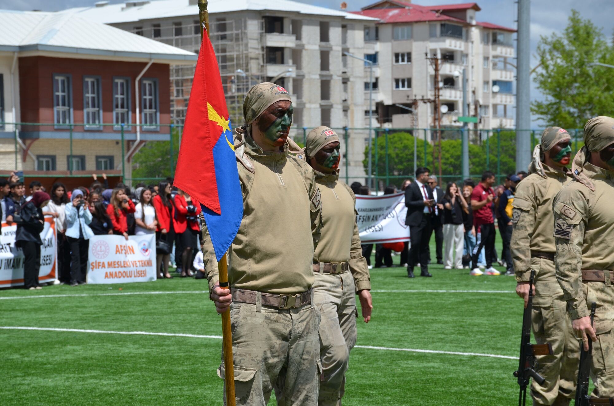 Afşin’de Komandoların Gösterisi Büyük Alkış Aldı (4)