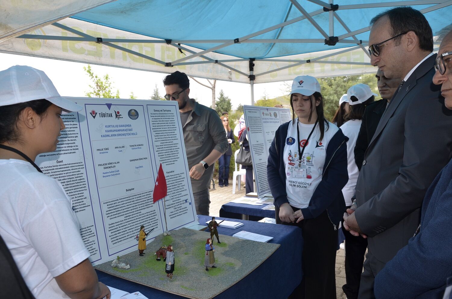 Afşin’de Tübi̇tak 4006 Bilim Fuarı Yoğun İlgi Gördü (18)