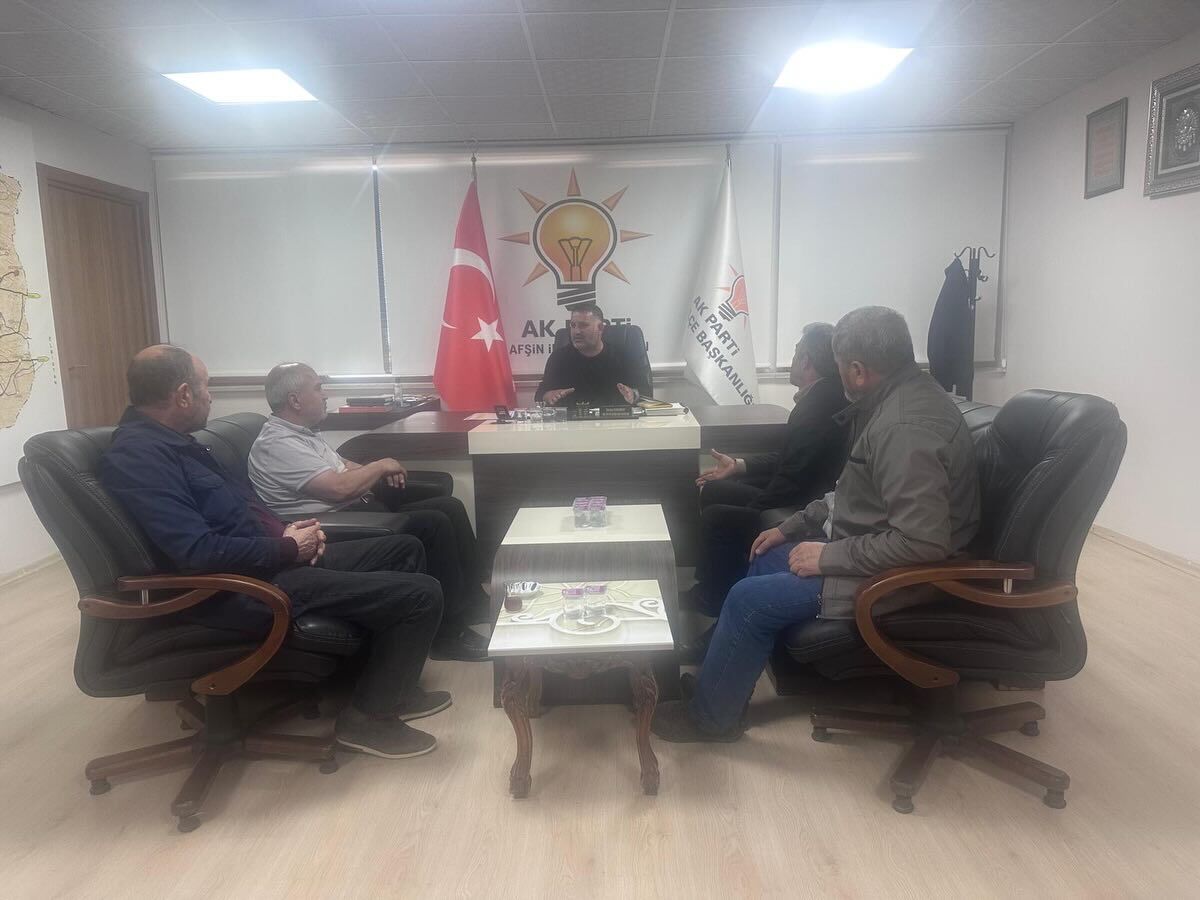 Ak Parti Afşin İlçe Başkanlığı’nda Yoğun Ziyaret Trafiği