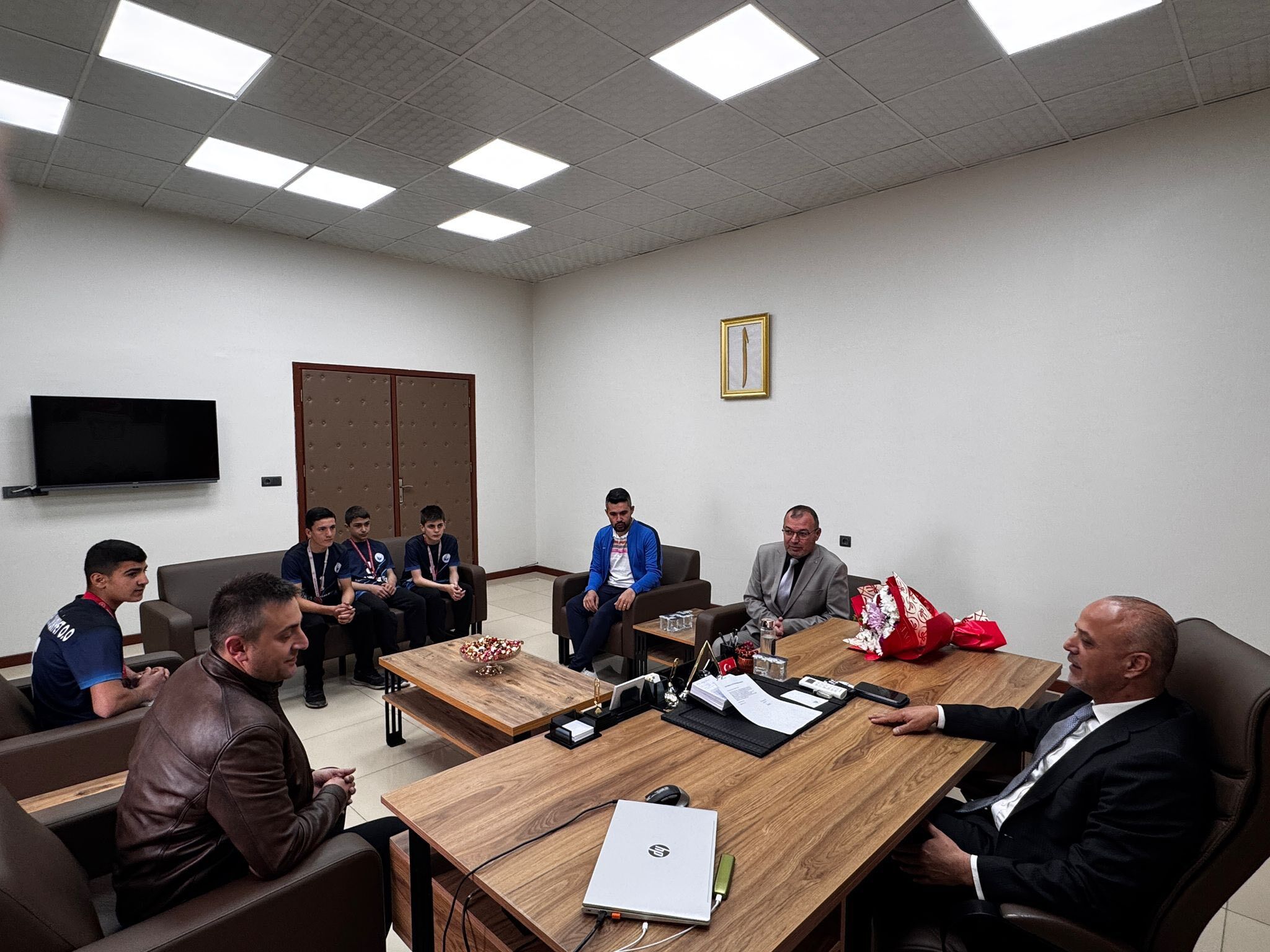 Çobanbeyli Cumhuriyet Ortaokulu Öğrencilerinden Başkan Kıraç’a Ziyaret3