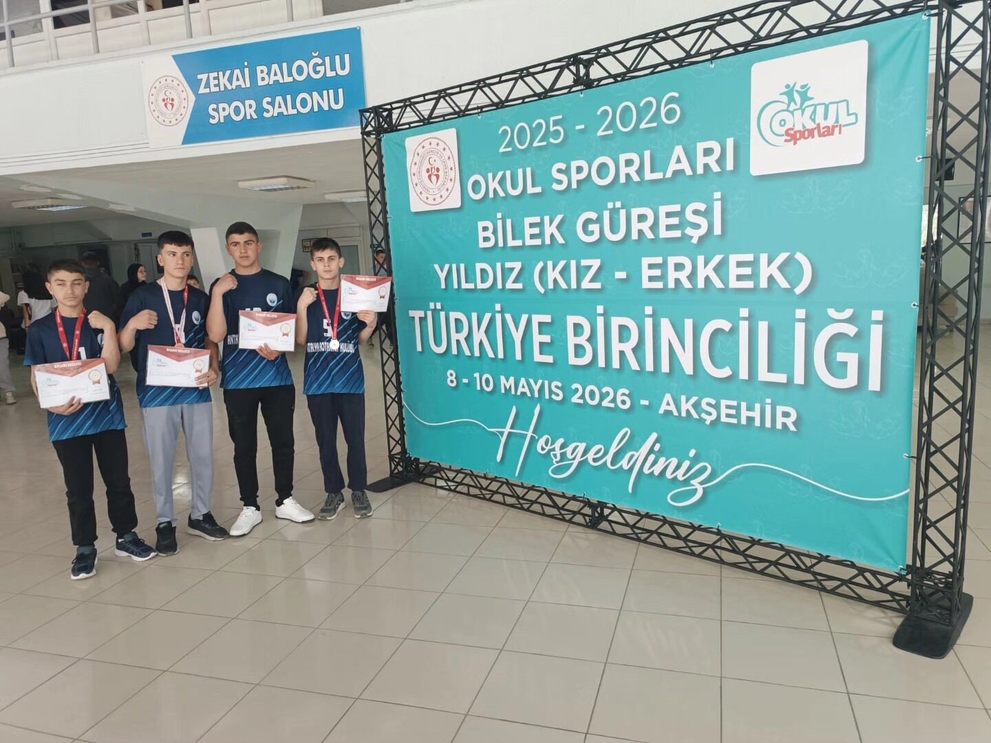 Çobanbeyli Cumhuriyet Ortaokulu’ndan Bilek Güreşinde Türkiye Başarısı6