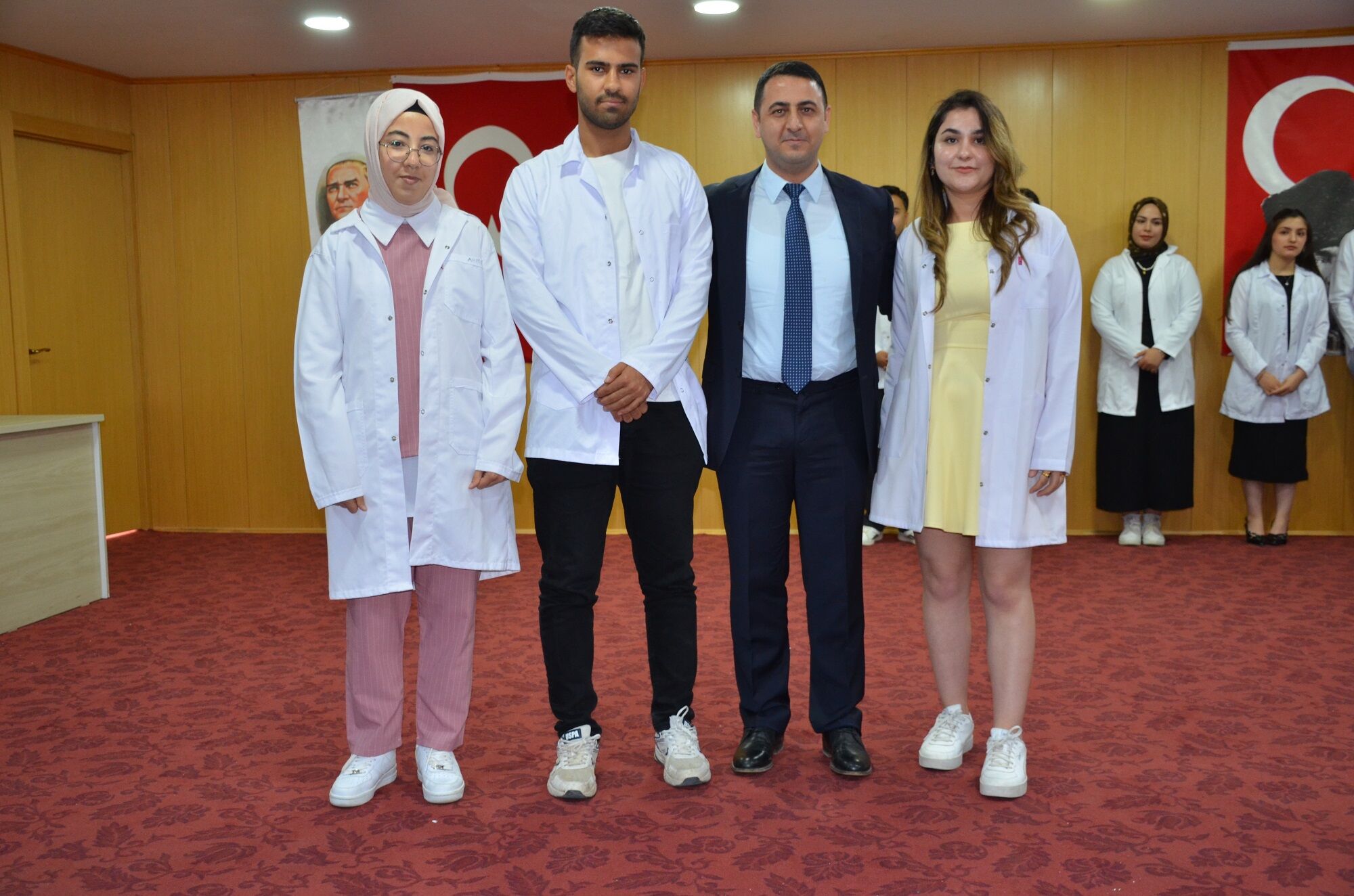 Afşin’de Geleceğin Hemşireleri Beyaz Önlüklerini Giydi