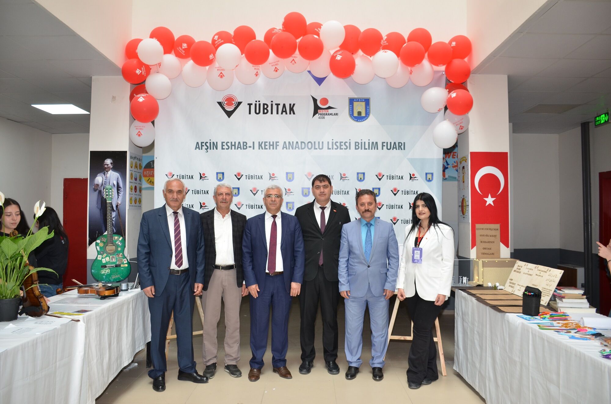 Eshab I Kehf Anadolu Lisesi’nde Tübi̇tak Bilim Fuarı Açıldı (1)
