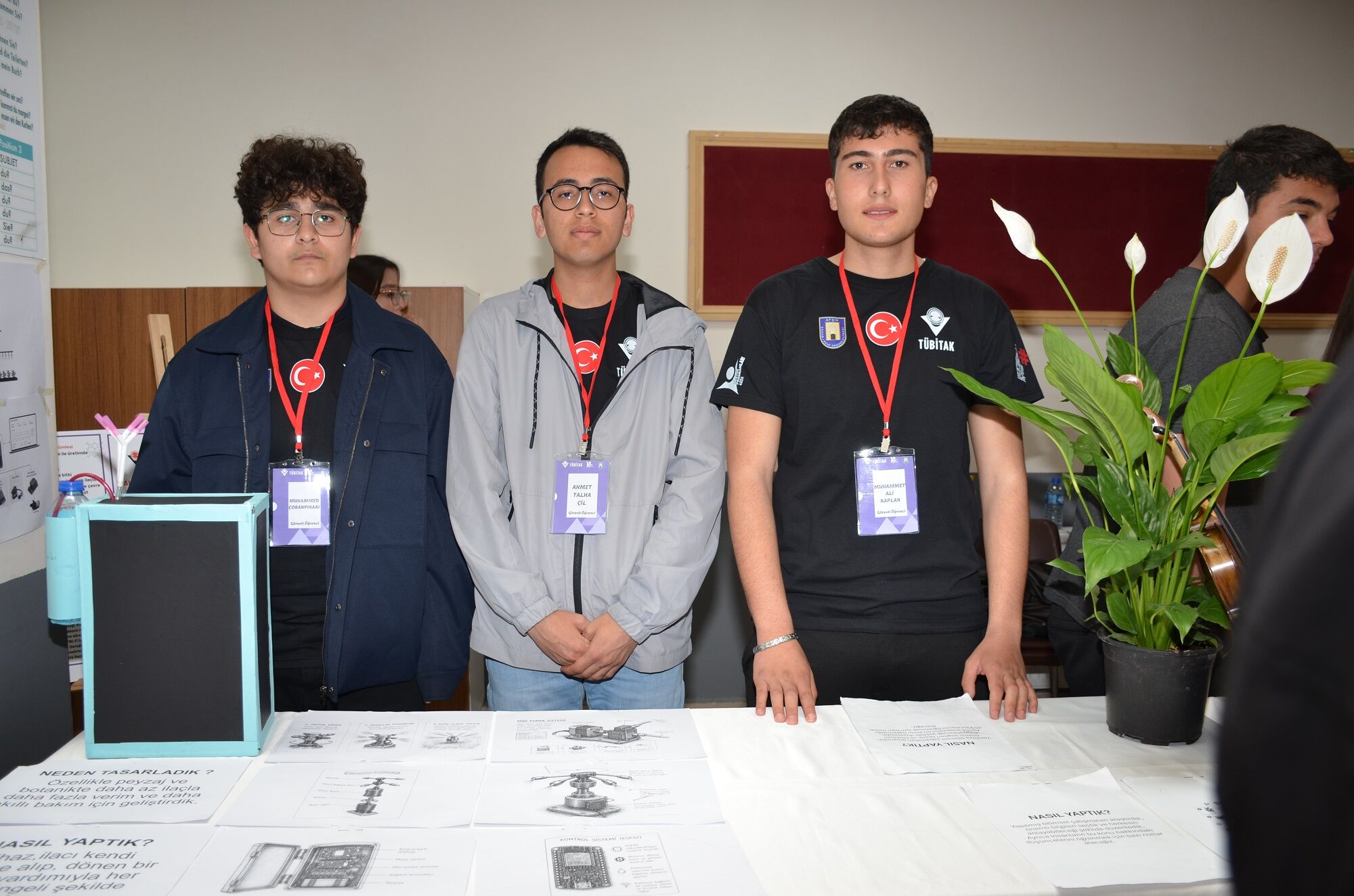 Eshab I Kehf Anadolu Lisesi’nde Tübi̇tak Bilim Fuarı Açıldı (8)