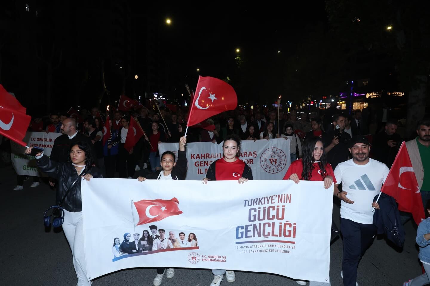 Kahramanmaraşa 19 Mayıs Coşkusut Ürkiye’nin Gücü Gençliği2