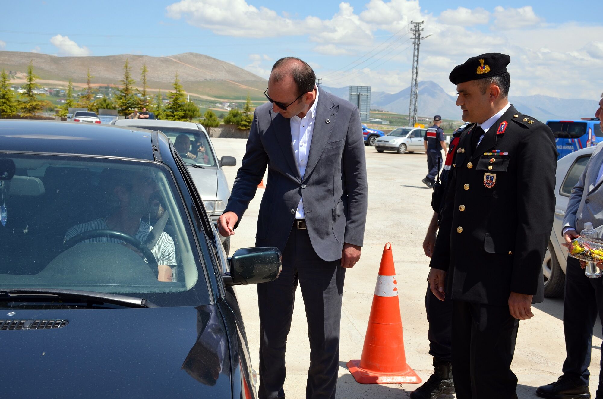 Kaymakam Sarıdoğan Trafik Denetimlerine Katıldı (5)