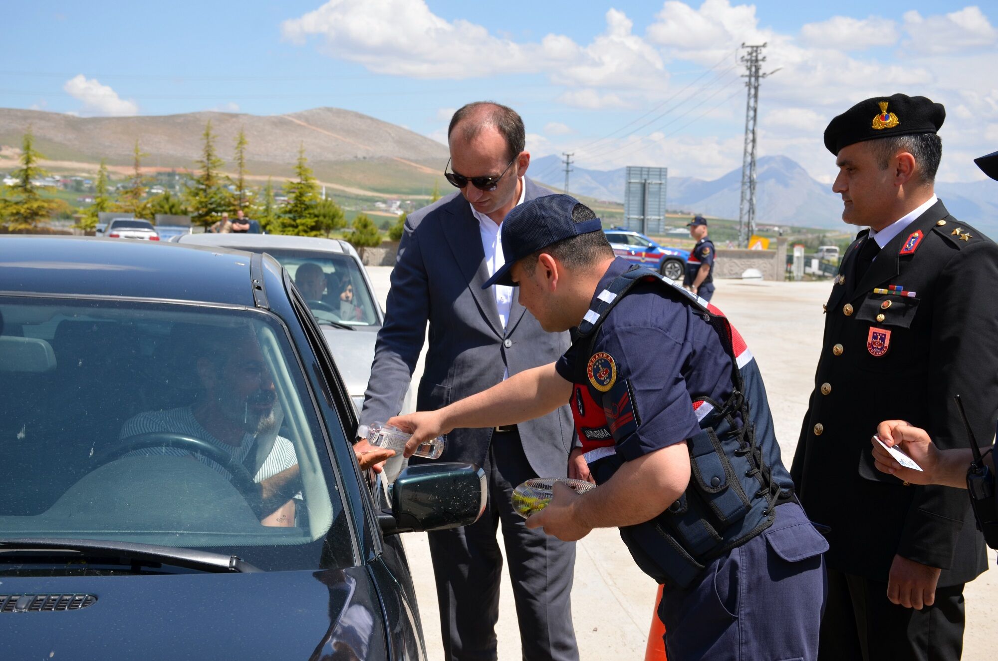 Kaymakam Sarıdoğan Trafik Denetimlerine Katıldı (6)