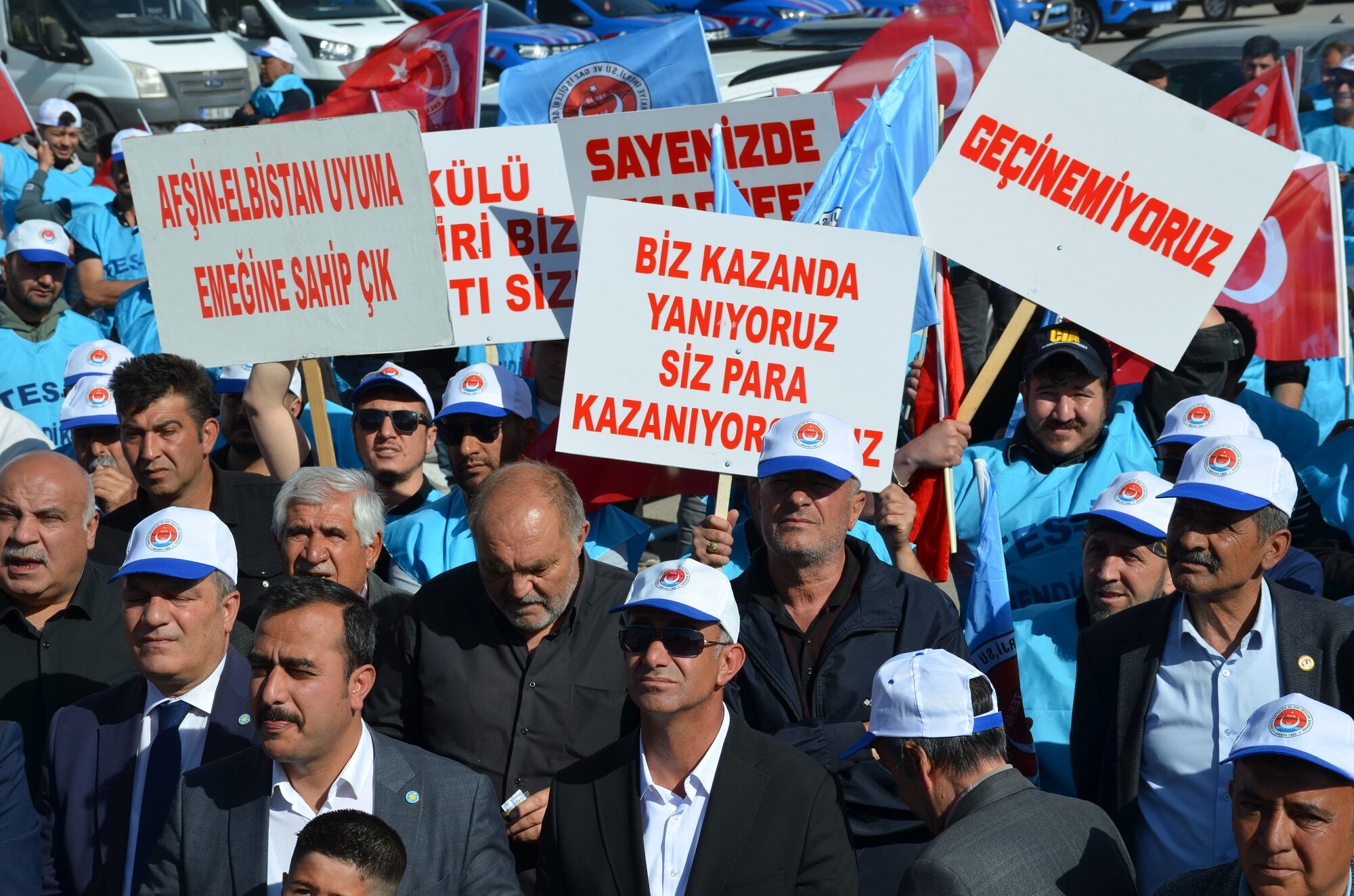 Termik Santral Önünde Yoğun Katılımlı İşçi Eylemi “Haklarımızı İstiyoruz” (18)
