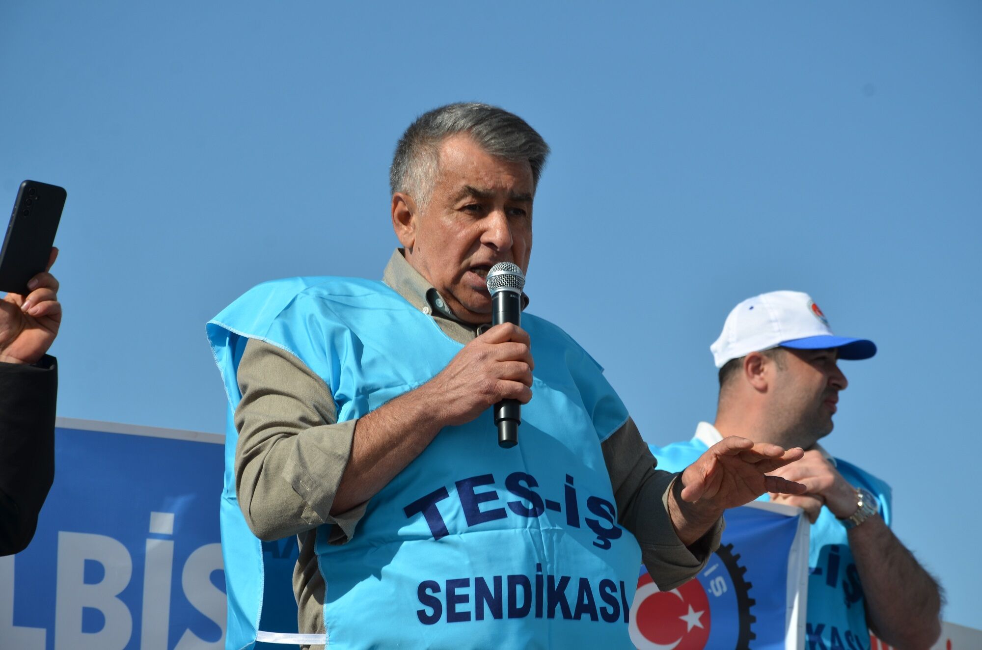 Termik Santral Önünde Yoğun Katılımlı İşçi Eylemi “Haklarımızı İstiyoruz” (22)