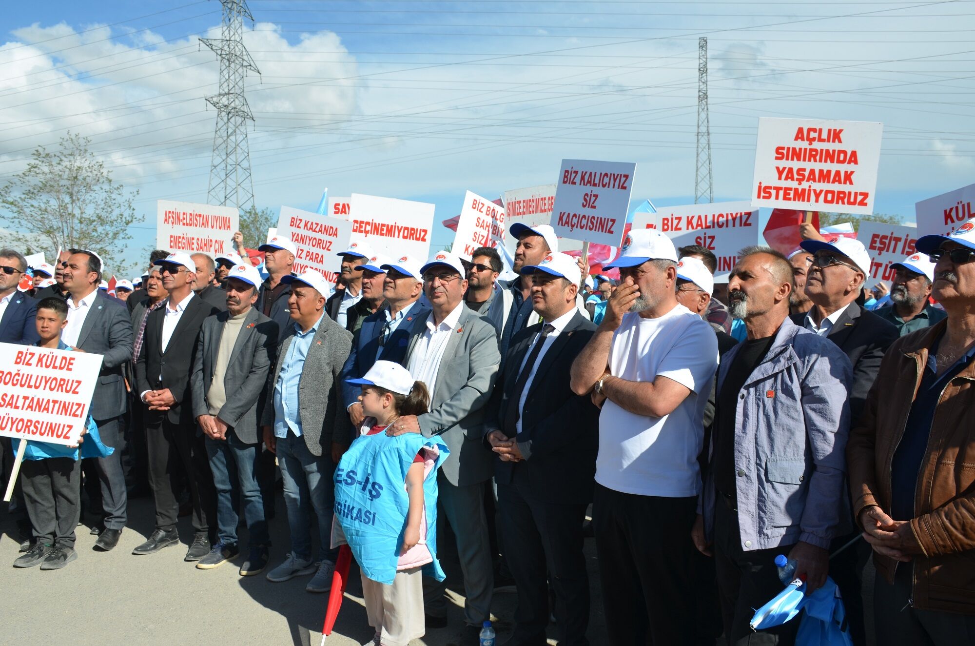 Termik Santral Önünde Yoğun Katılımlı İşçi Eylemi “Haklarımızı İstiyoruz” (23)