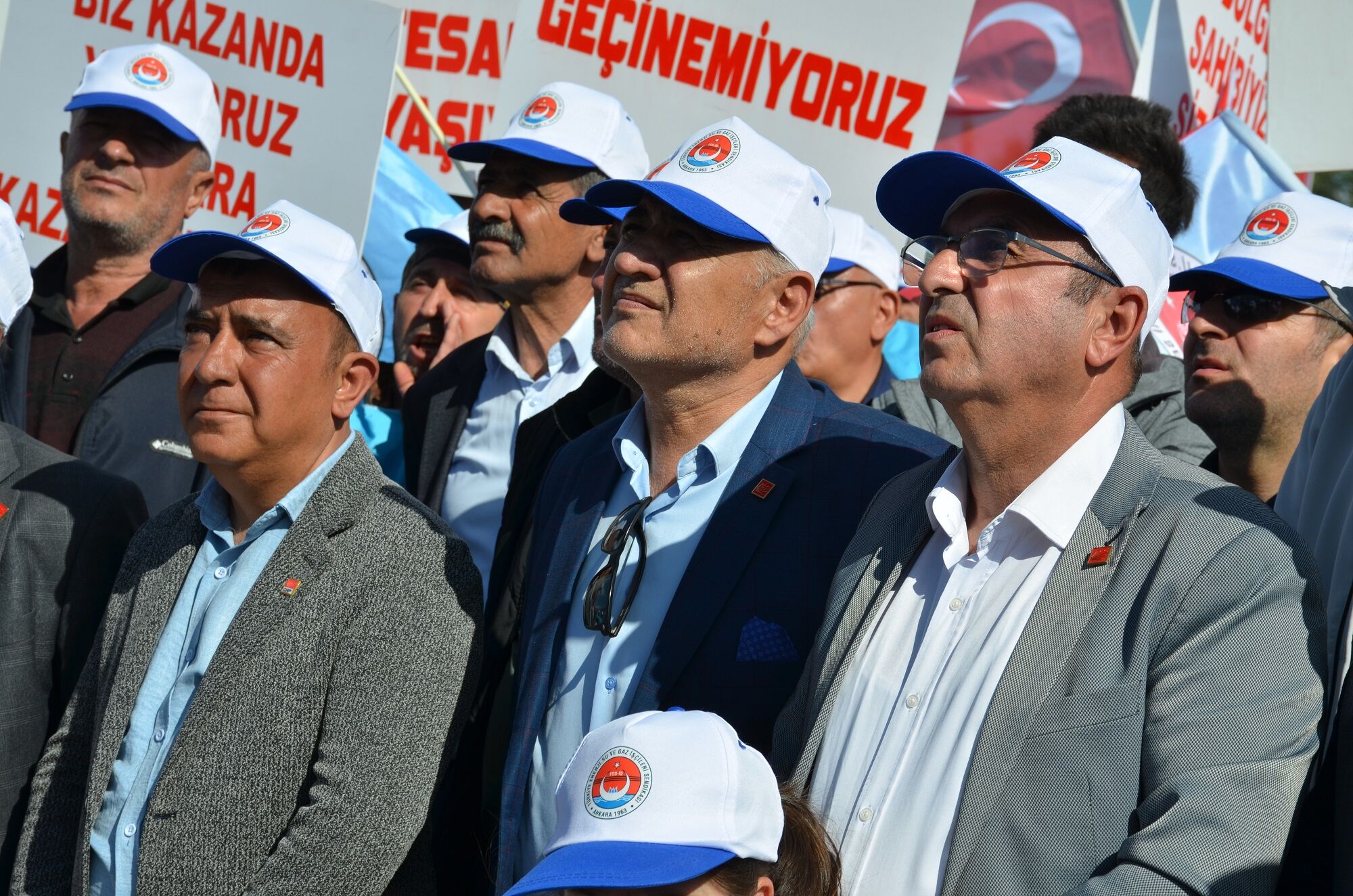 Termik Santral Önünde Yoğun Katılımlı İşçi Eylemi “Haklarımızı İstiyoruz” (25)