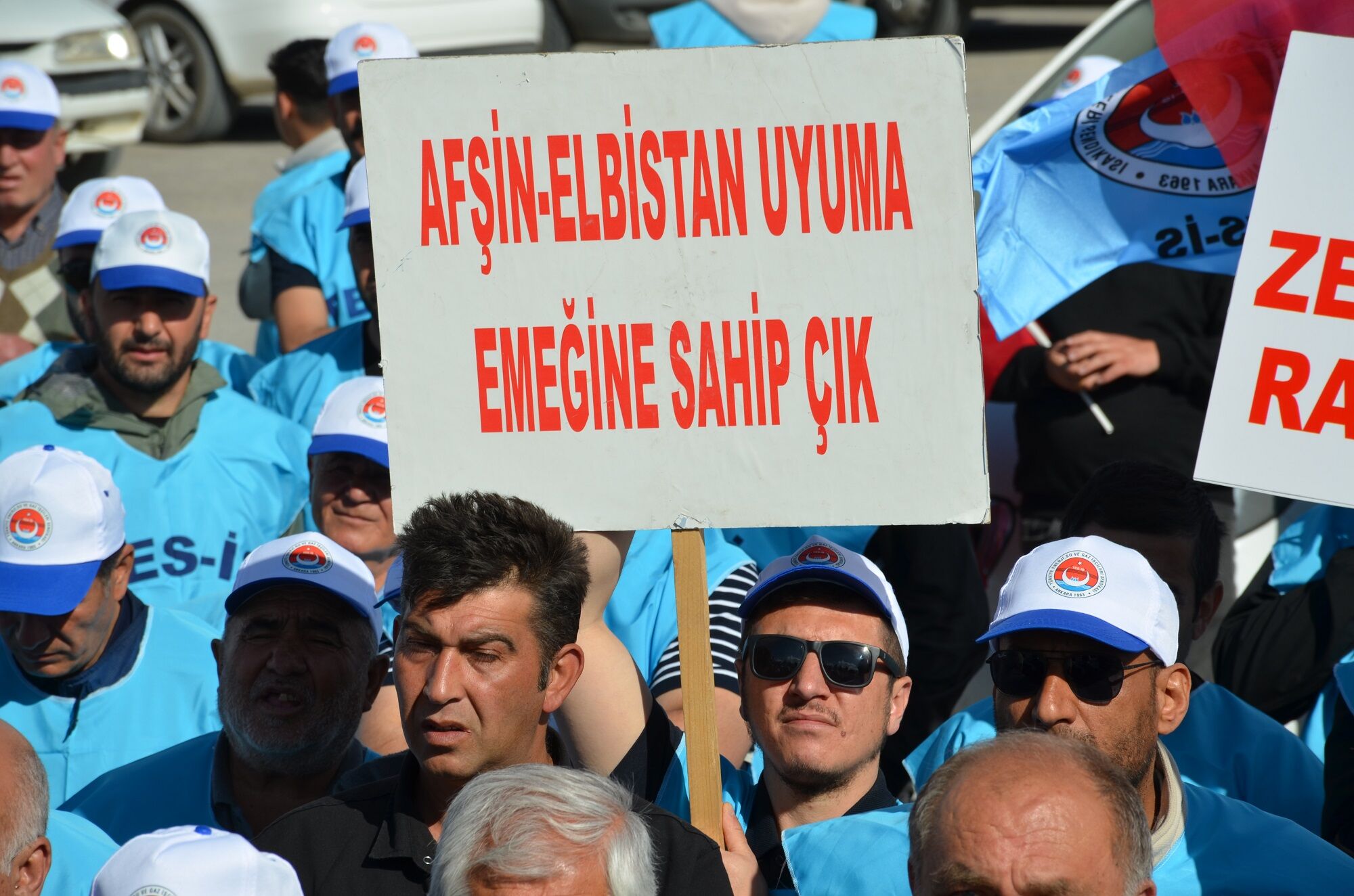 Termik Santral Önünde Yoğun Katılımlı İşçi Eylemi “Haklarımızı İstiyoruz” (26)