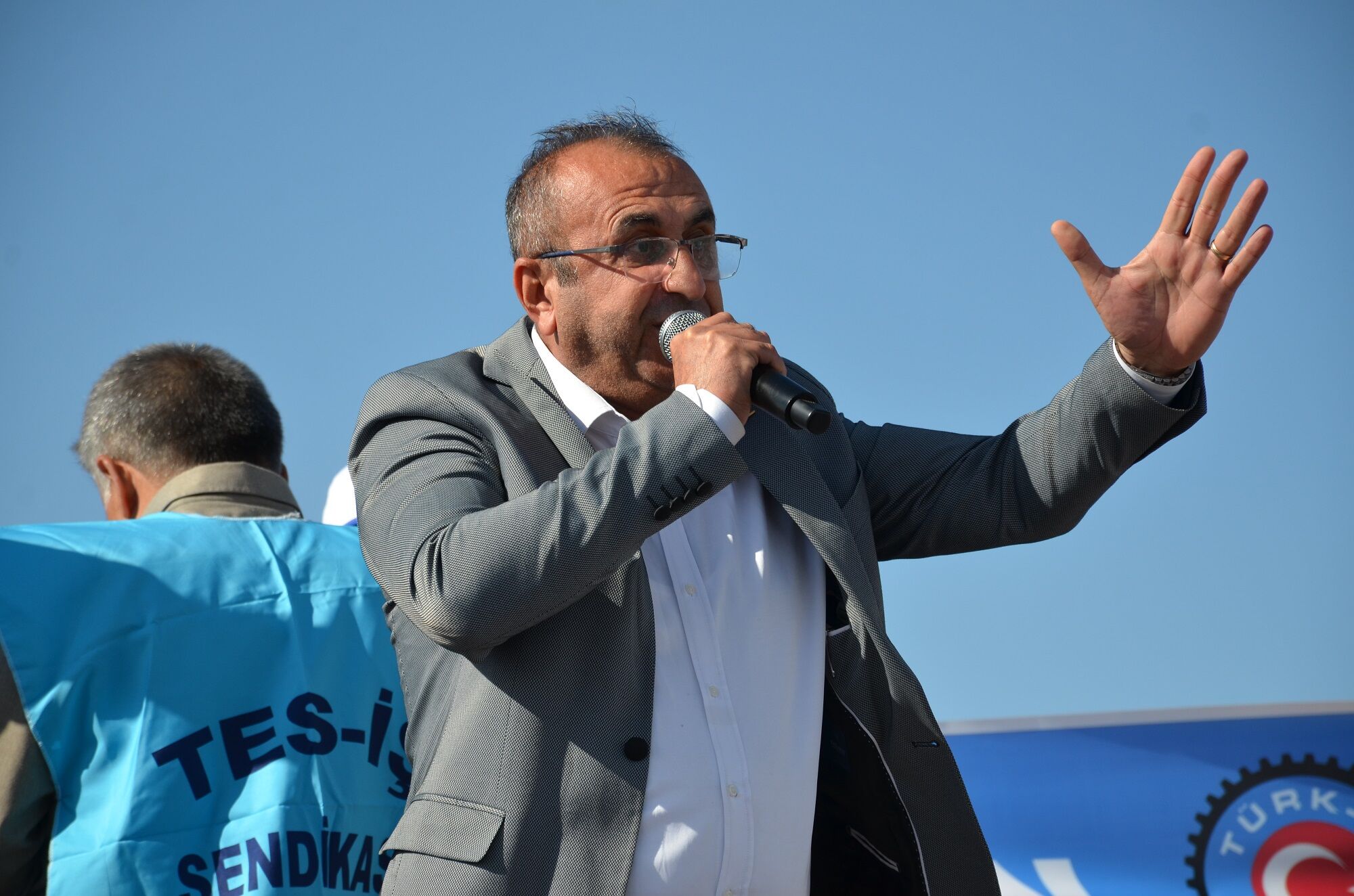 Termik Santral Önünde Yoğun Katılımlı İşçi Eylemi “Haklarımızı İstiyoruz” (28)