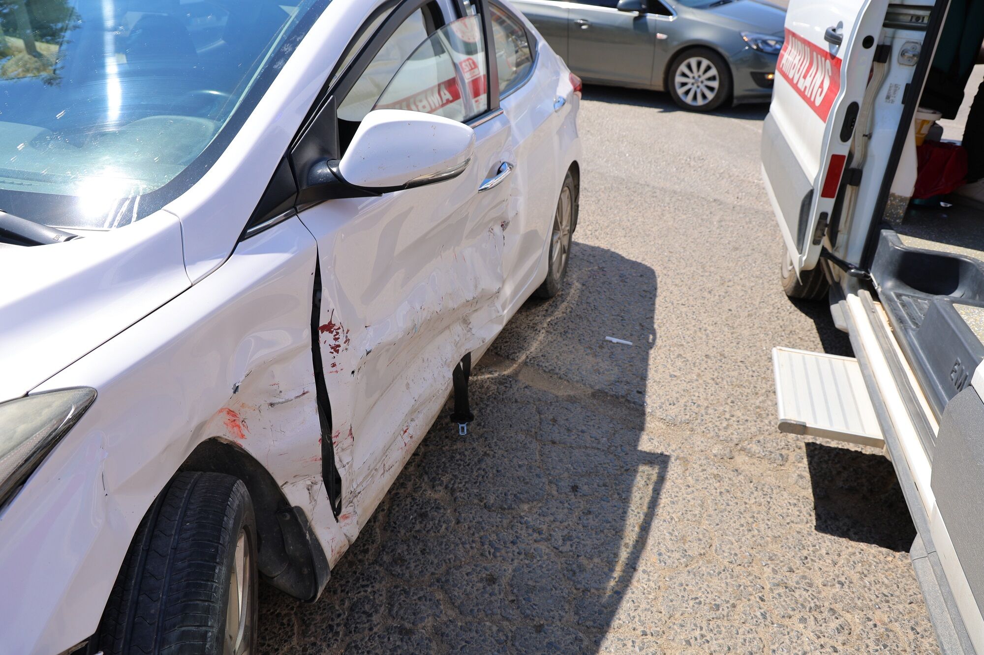 2 Farklı Trafik Kazasında 2 Kişi Yaralandı (5)