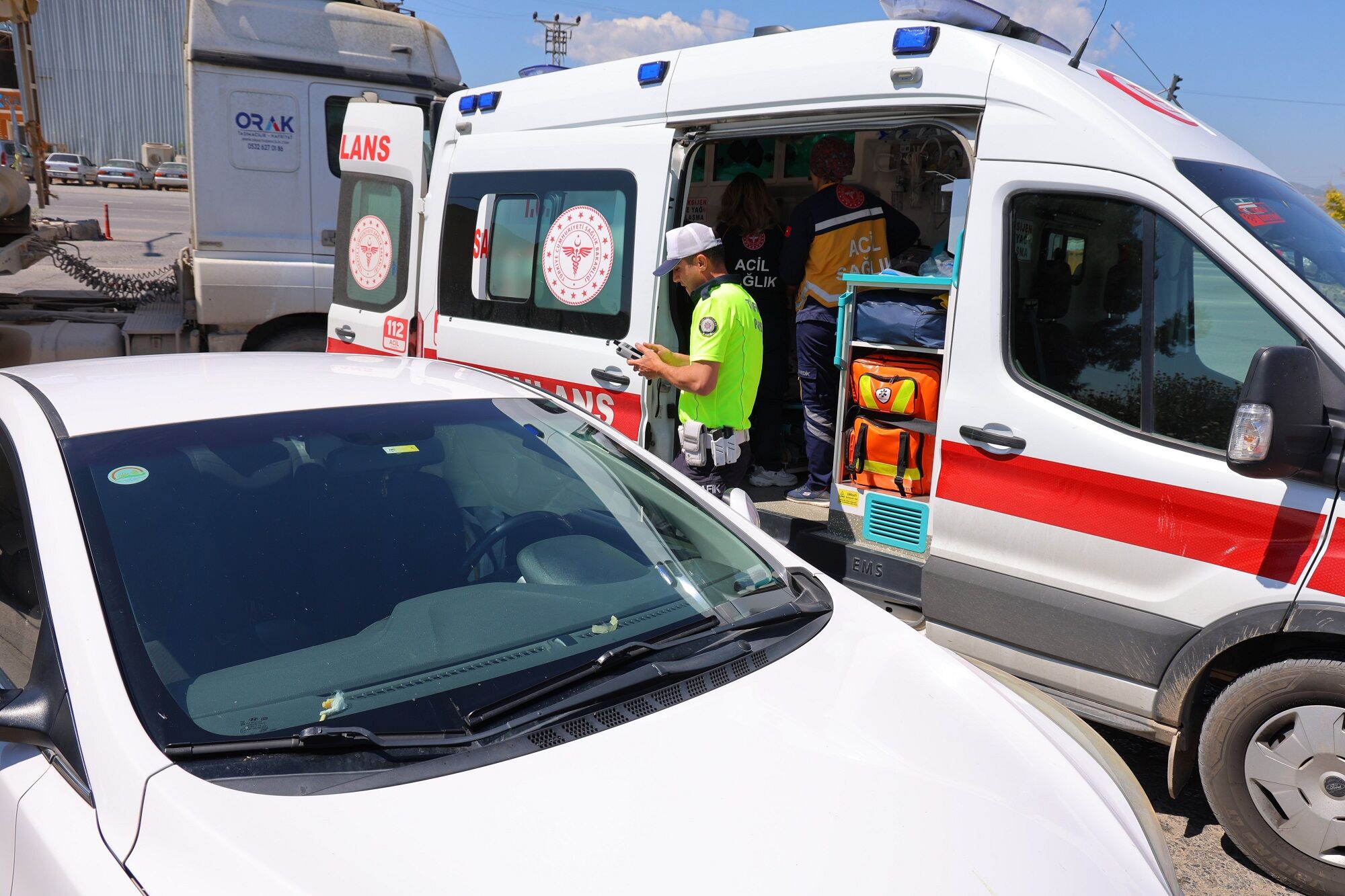 2 Farklı Trafik Kazasında 2 Kişi Yaralandı (8)