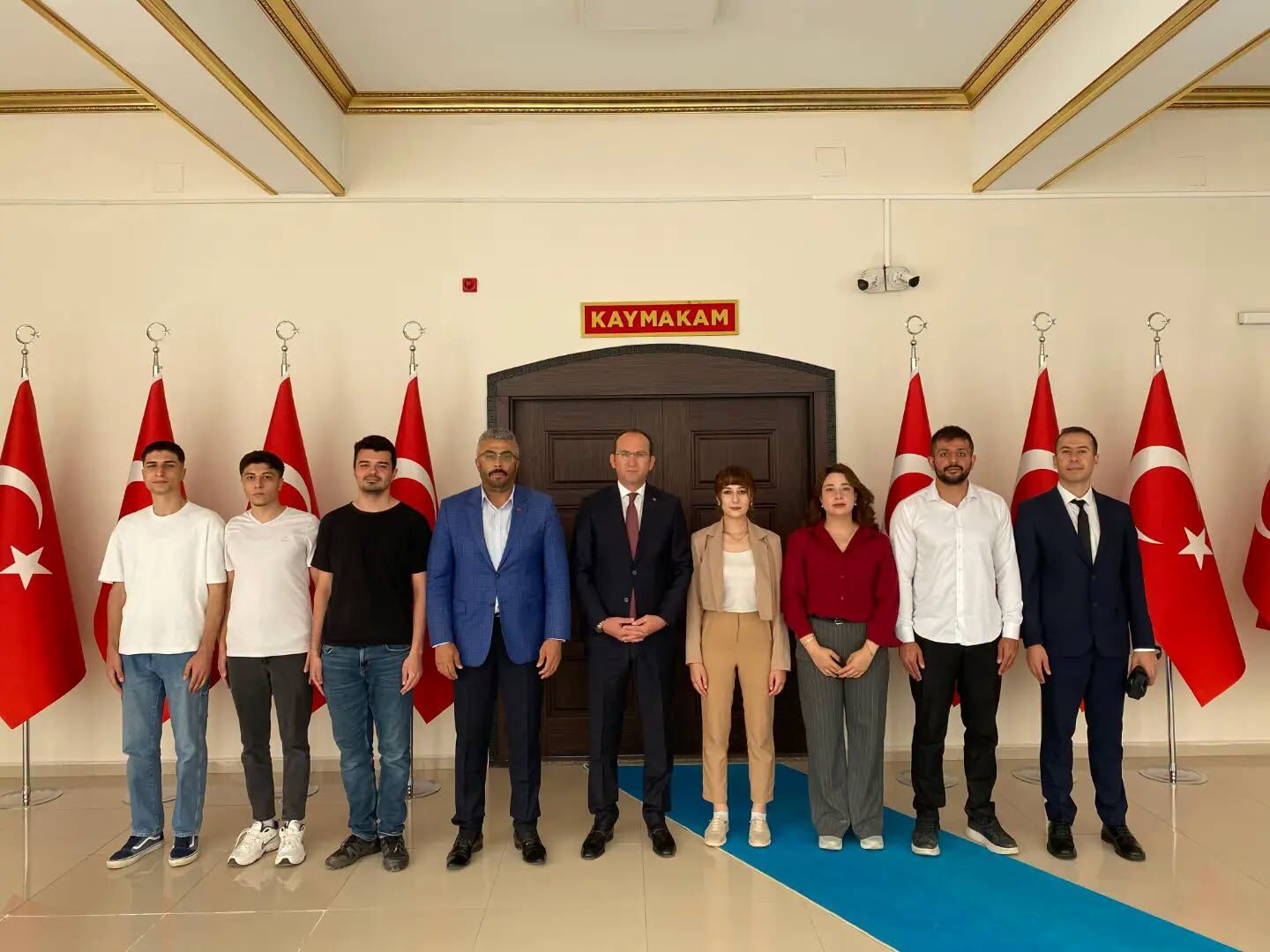 EMŞAV’dan Kaymakam Sarıdoğan’a Veda Ziyareti