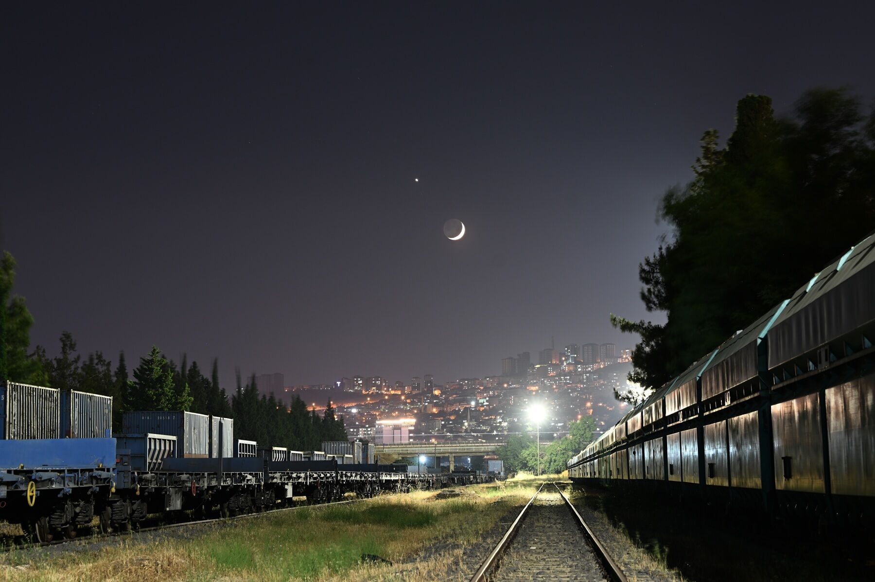 Afşin Semalarında Ay Ve Venüs Büyüledi! (2)