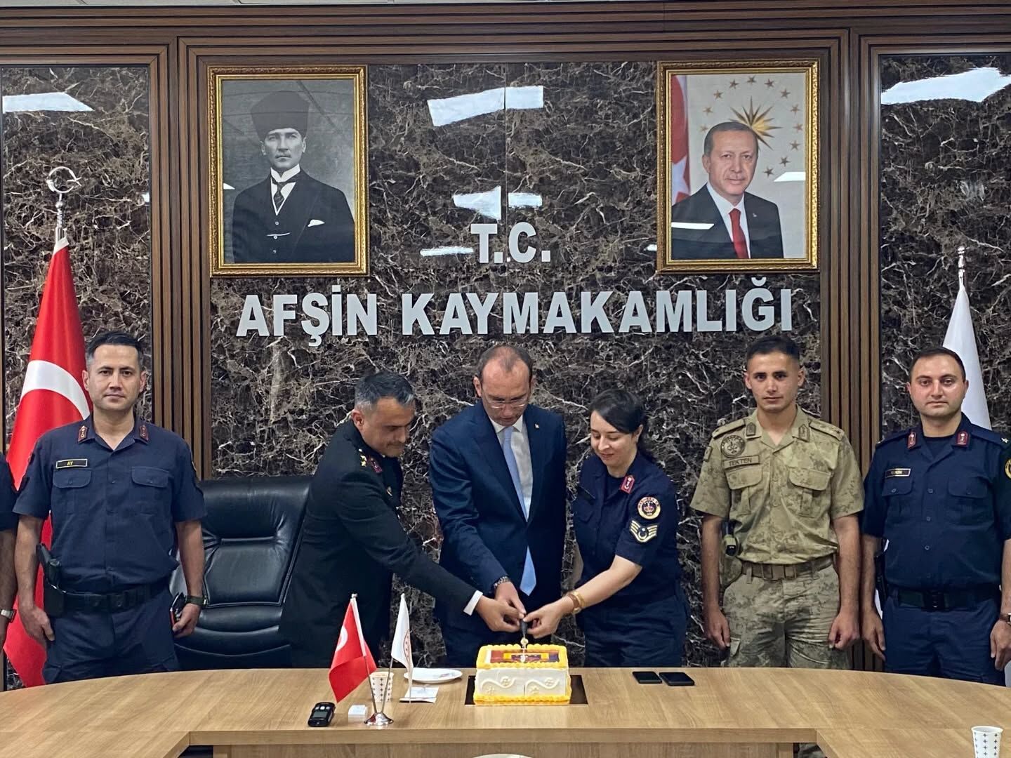 Afşin’de Jandarma Teşkilatı'nın 187. Kuruluş Yıl Dönümü Kutlandı2
