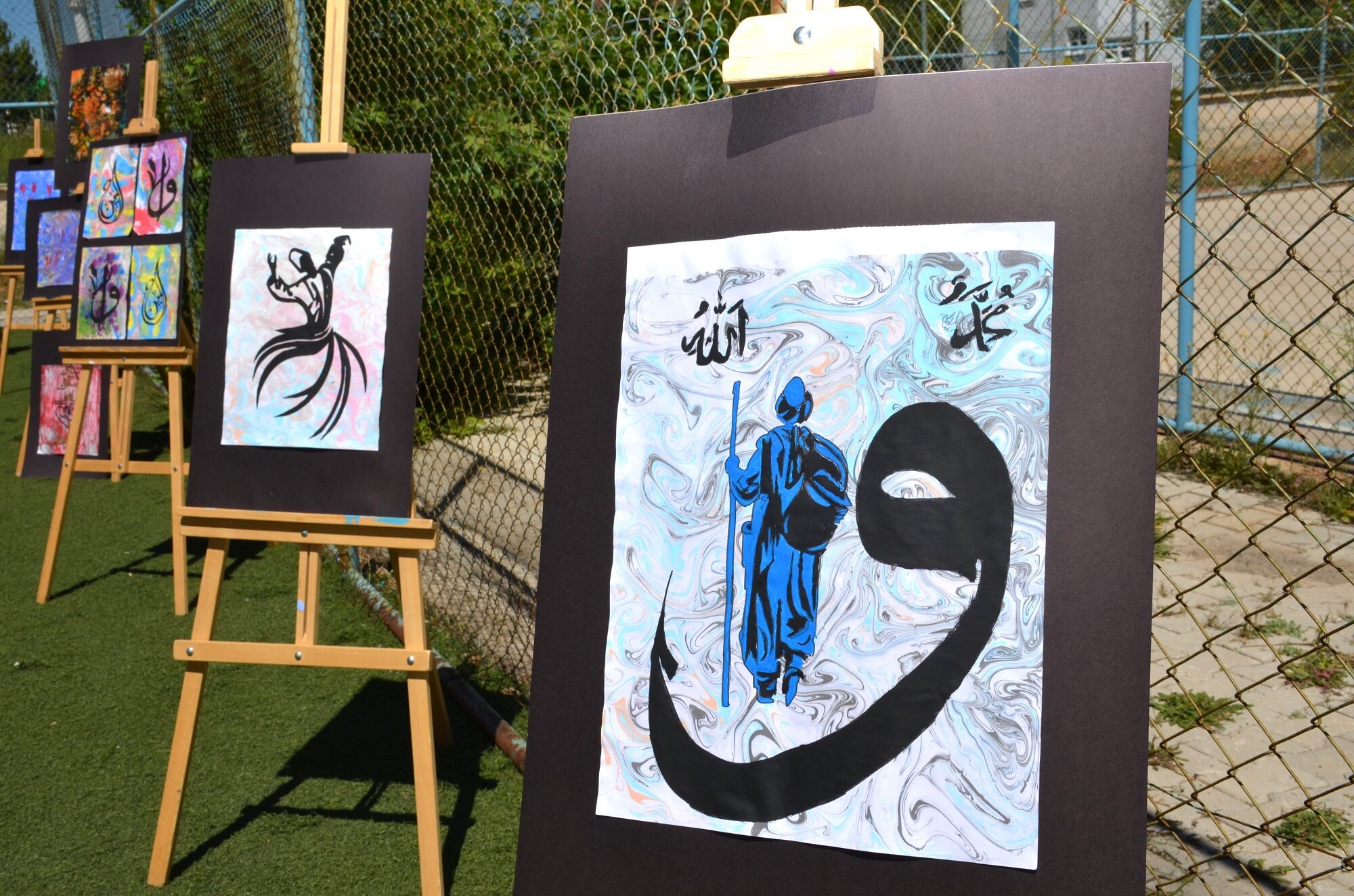 Afşin’de Öğrencilerin Sanat Eserleri Sergilendi (13)