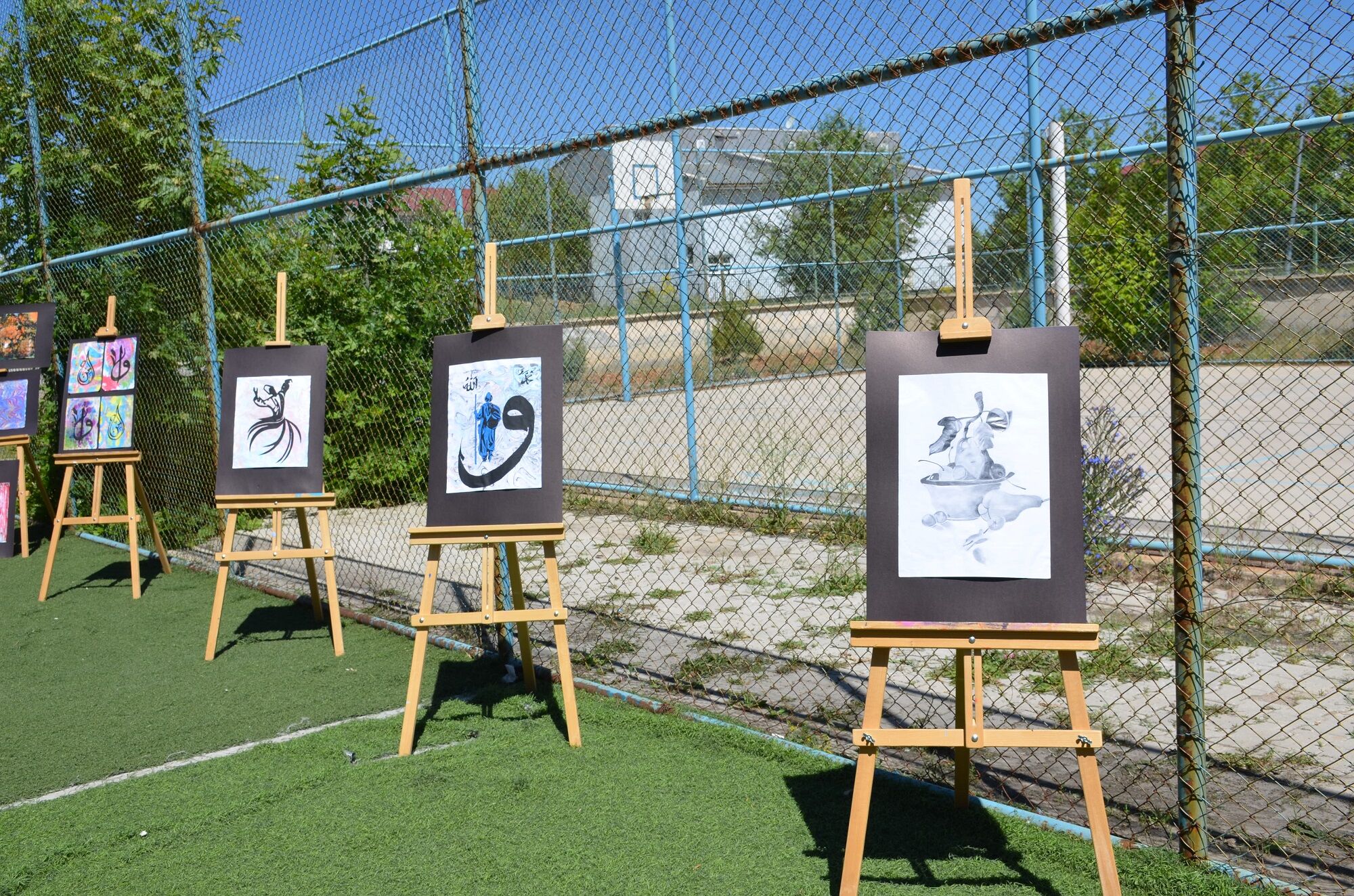 Afşin’de Öğrencilerin Sanat Eserleri Sergilendi (4)