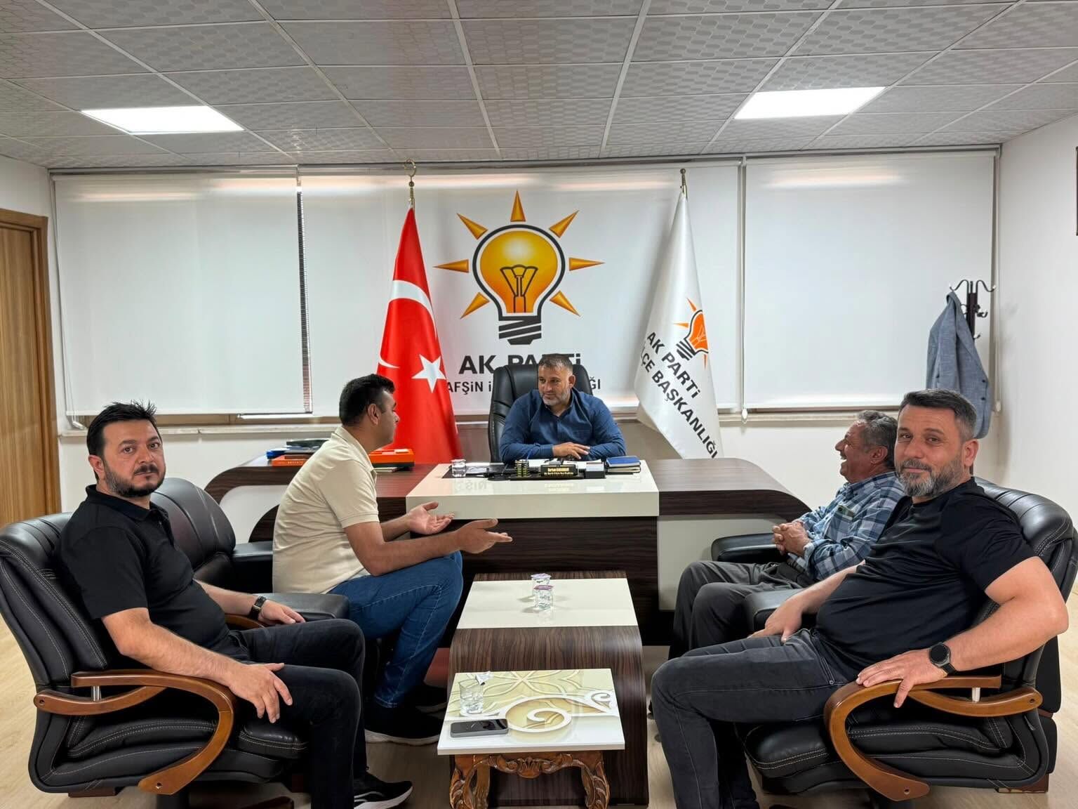 Çorum Sivil Toplum Gönülleri Derneği’nden Ak Parti Afşin İlçe Başkanlığına Ziyaret2