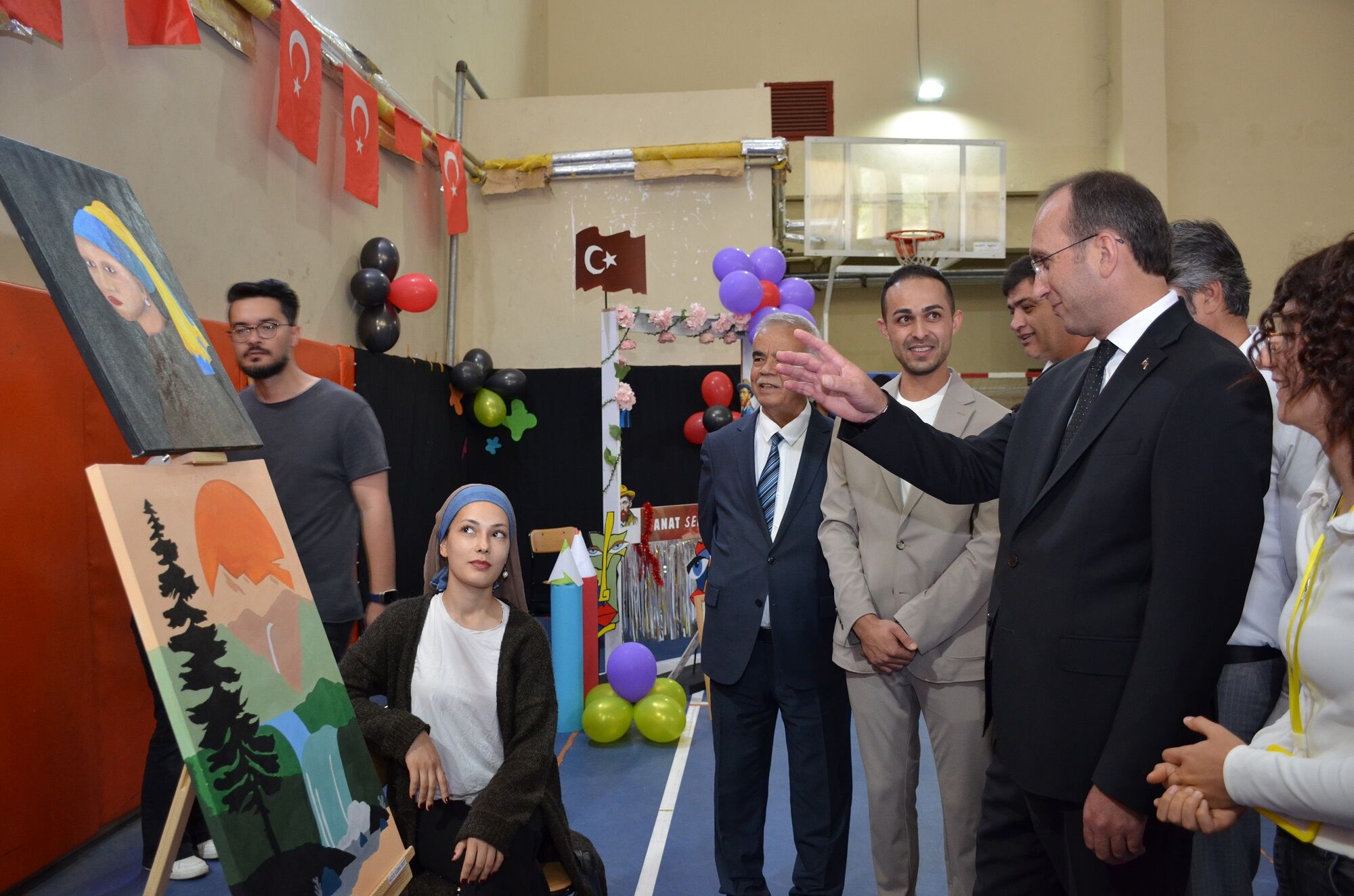 Afşin Fen Lisesi’nden Sanat Dolu Yıl Sonu Sergisi