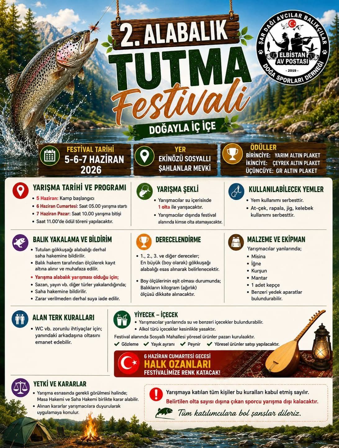 Ekinözü’nde 2.Alabalık Festivali Başlıyor (2)